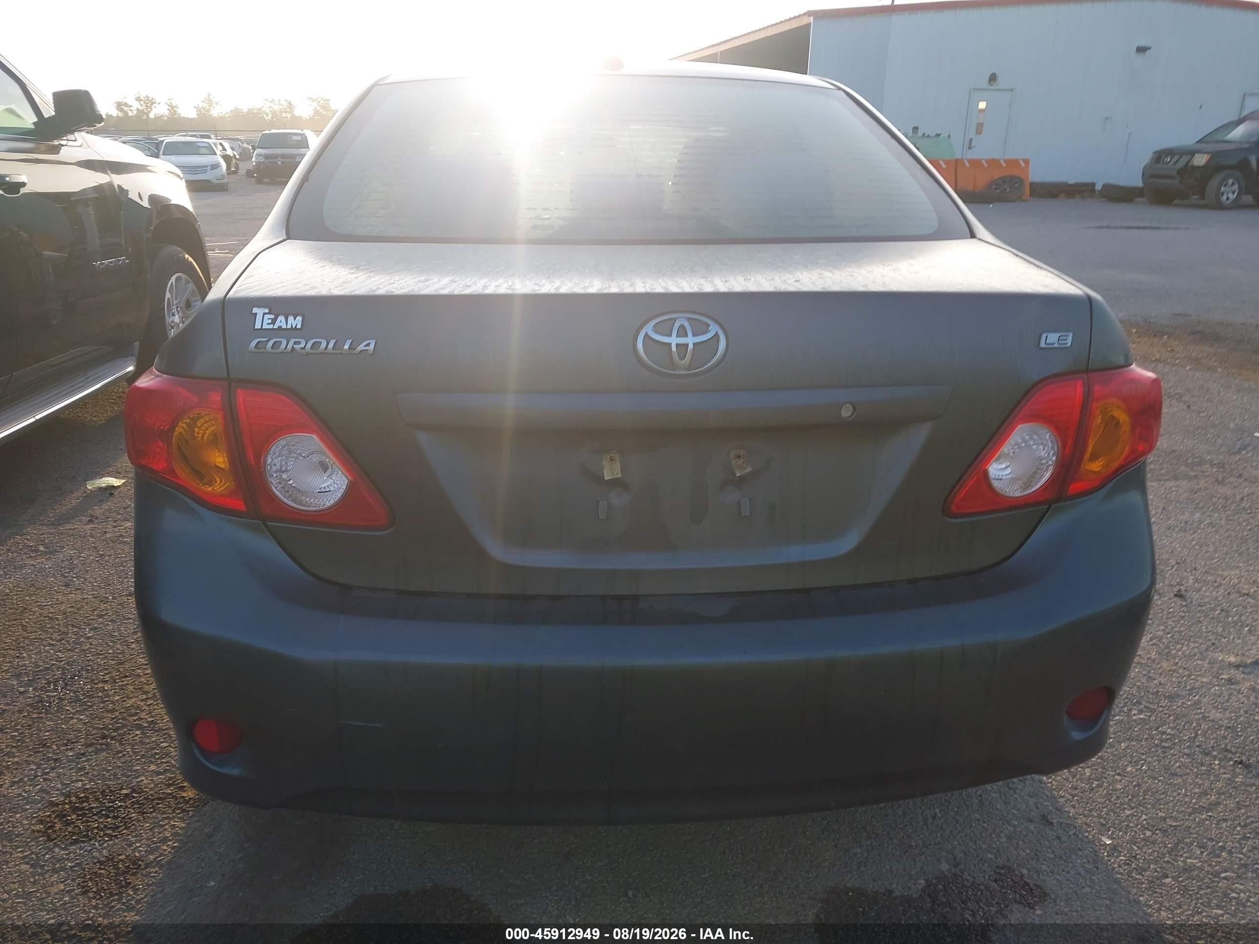 2010 Toyota Corolla Le Серый vin: 2T1BU4EE7AC294576