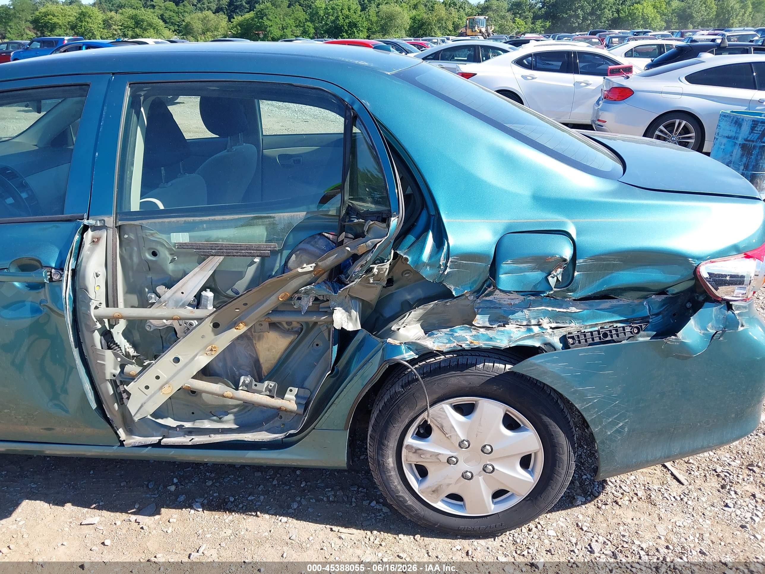 2010 Toyota Corolla Le Teal vin: 2T1BU4EE7AC295789