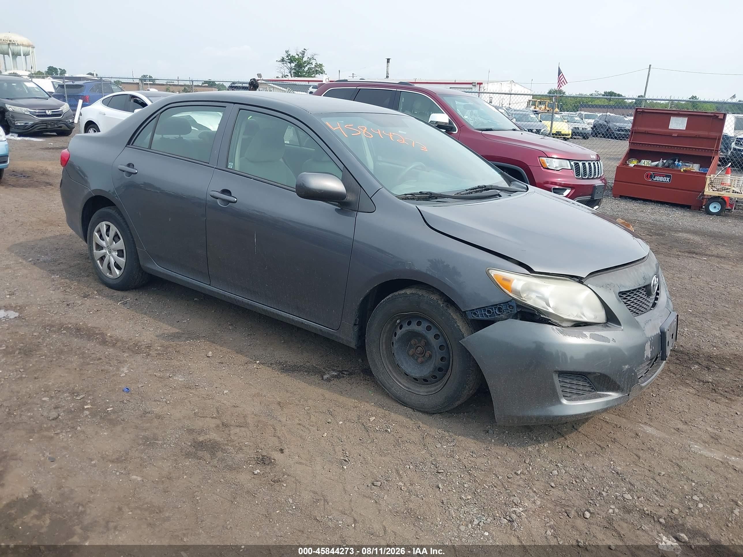 2010 Toyota Corolla Le Gray vin: 2T1BU4EE7AC301235