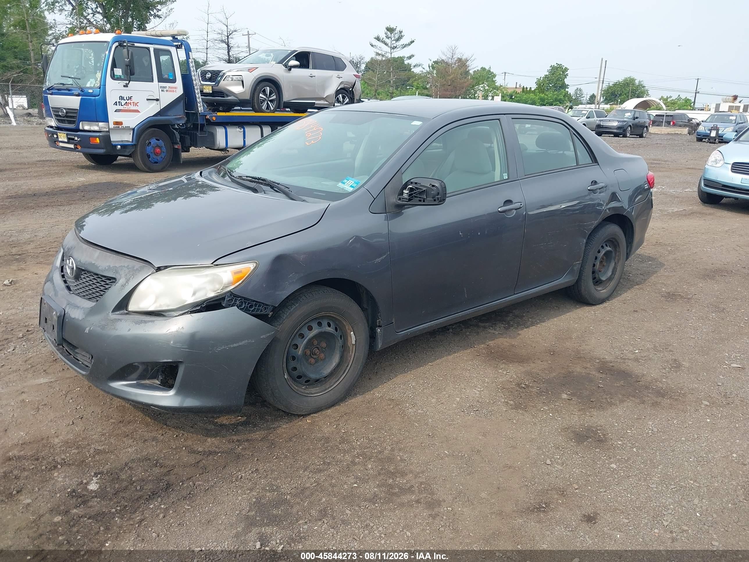 2010 Toyota Corolla Le Gray vin: 2T1BU4EE7AC301235