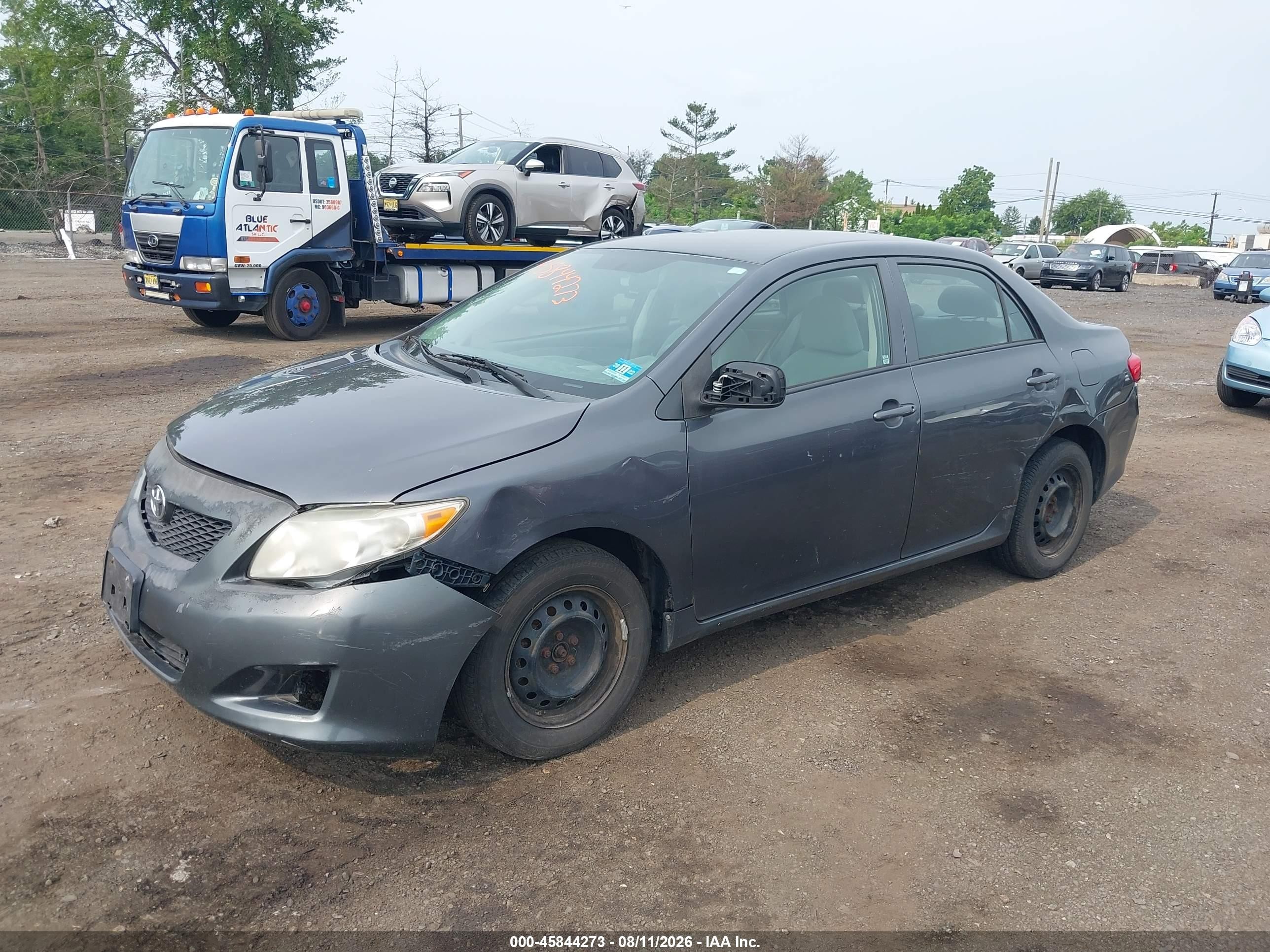 2010 Toyota Corolla Le Gray vin: 2T1BU4EE7AC301235