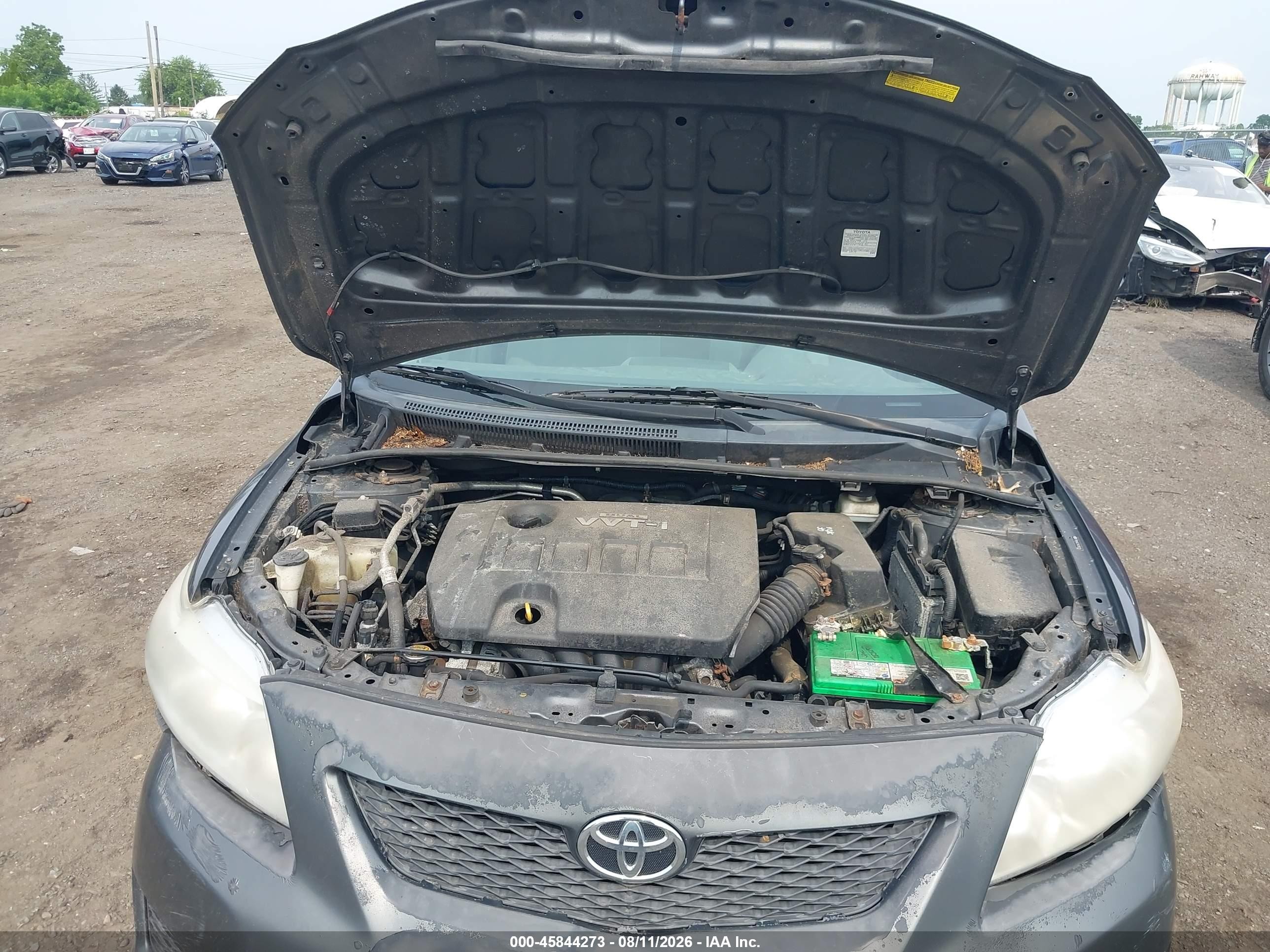 2010 Toyota Corolla Le Gray vin: 2T1BU4EE7AC301235