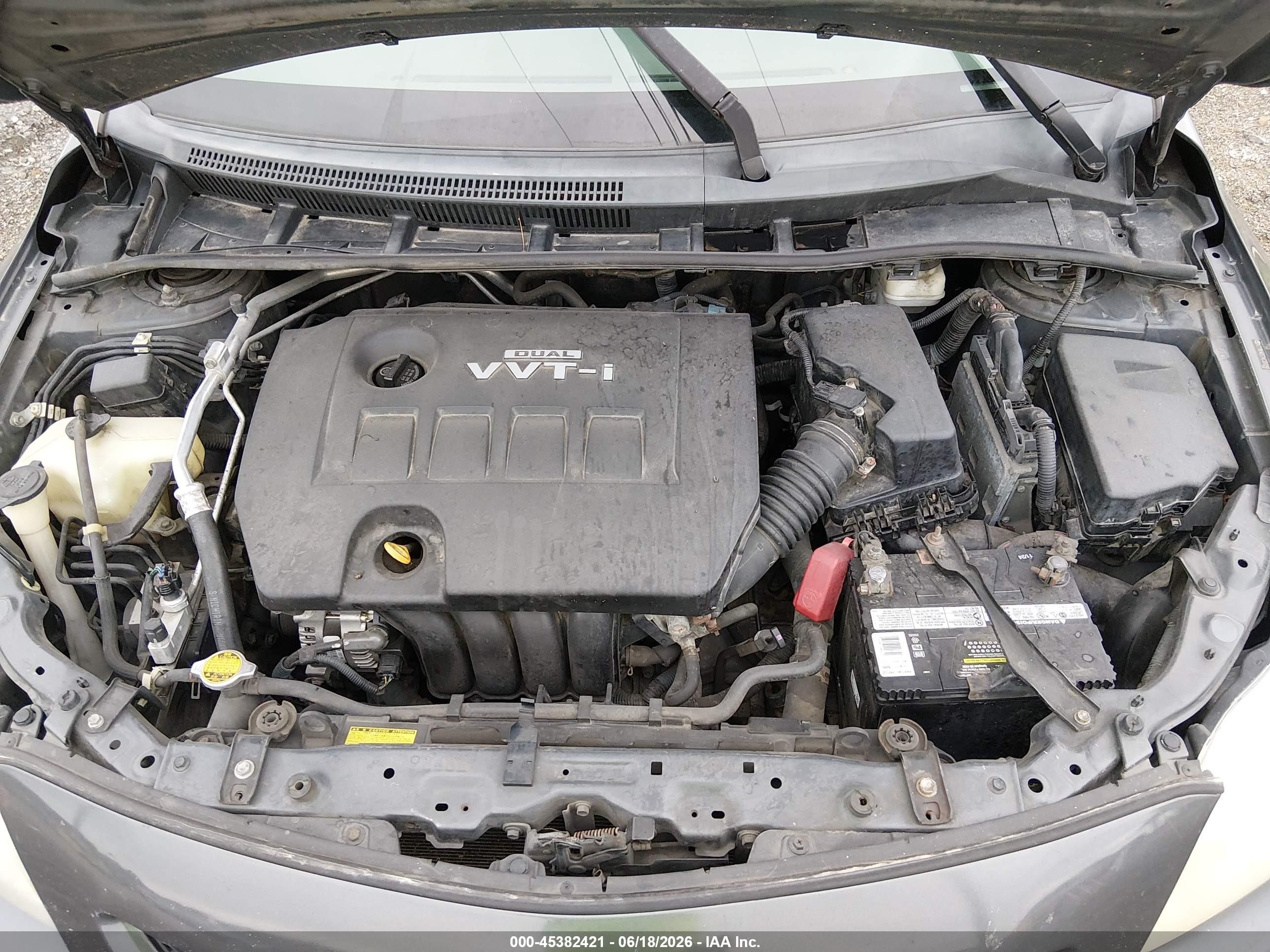 2010 Toyota Corolla Le Gray vin: 2T1BU4EE7AC320299