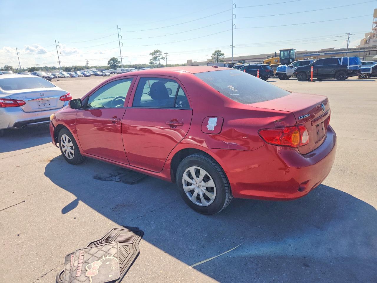 2010 Toyota Corolla Le Red vin: 2T1BU4EE7AC358454