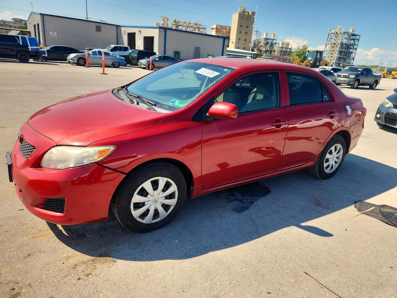 2010 Toyota Corolla Le Red vin: 2T1BU4EE7AC358454