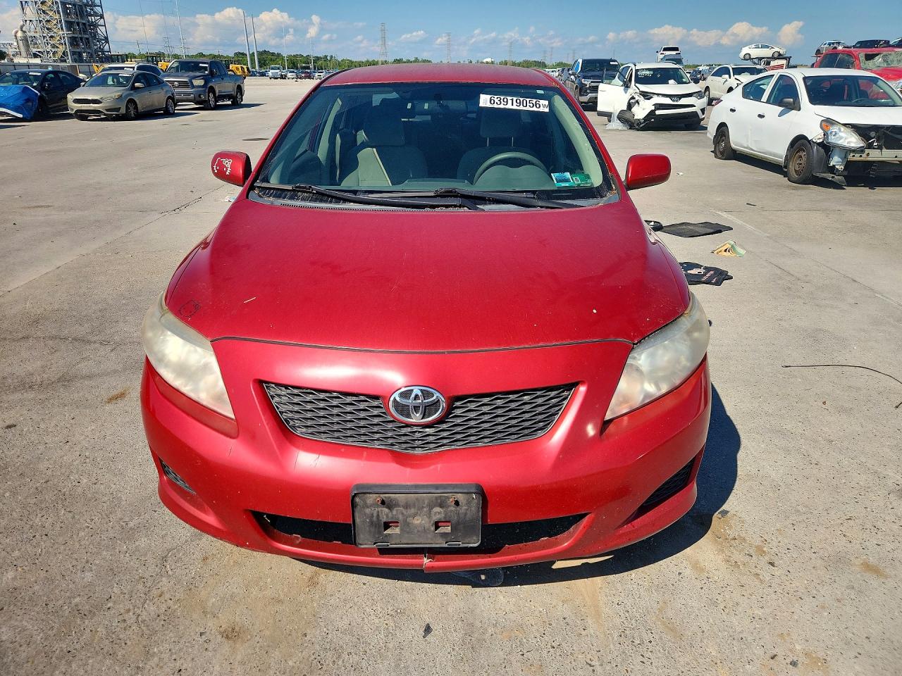 2010 Toyota Corolla Le Red vin: 2T1BU4EE7AC358454