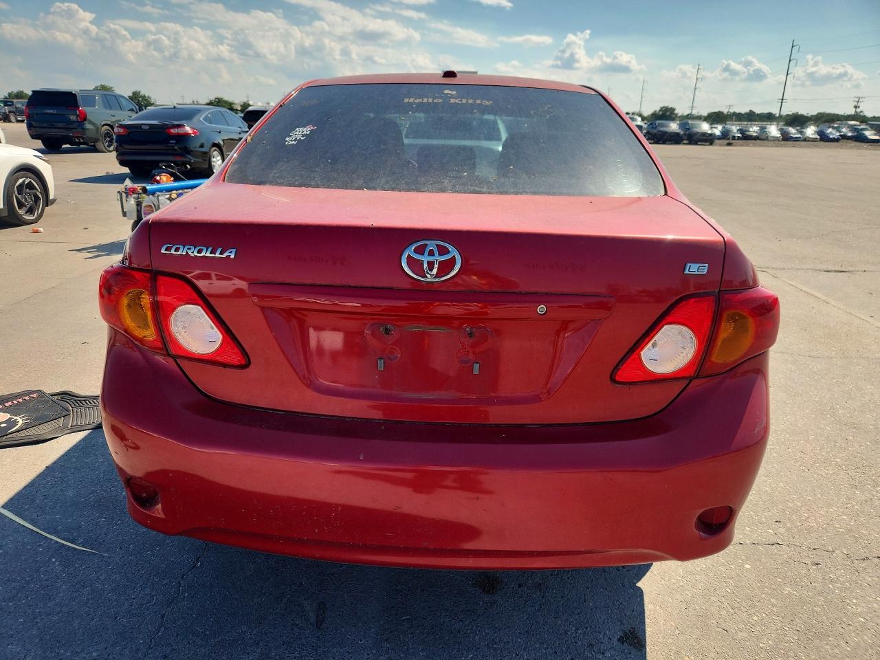 2010 Toyota Corolla Le Red vin: 2T1BU4EE7AC358454