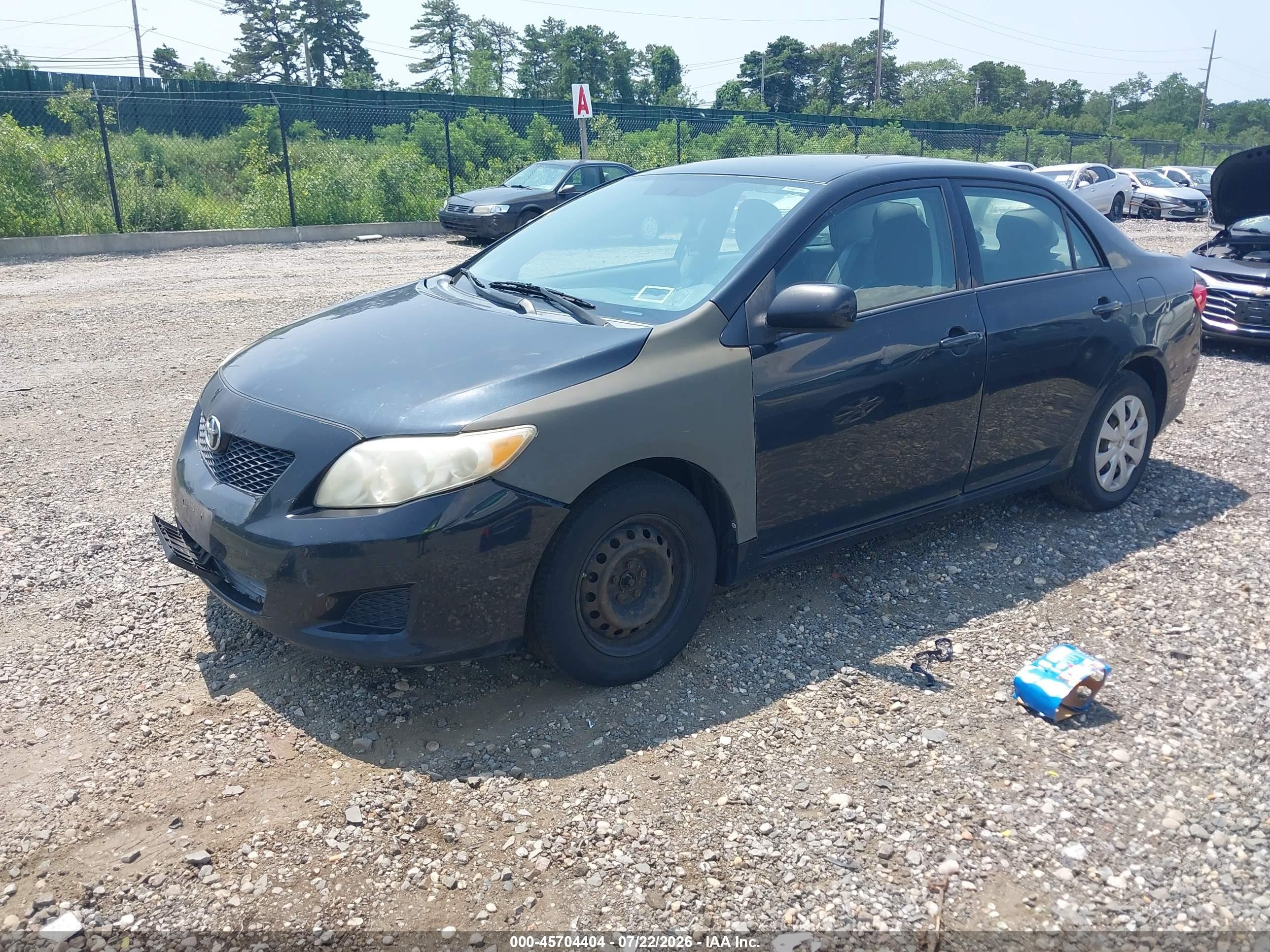 2010 Toyota Corolla Le Black vin: 2T1BU4EE7AC392670