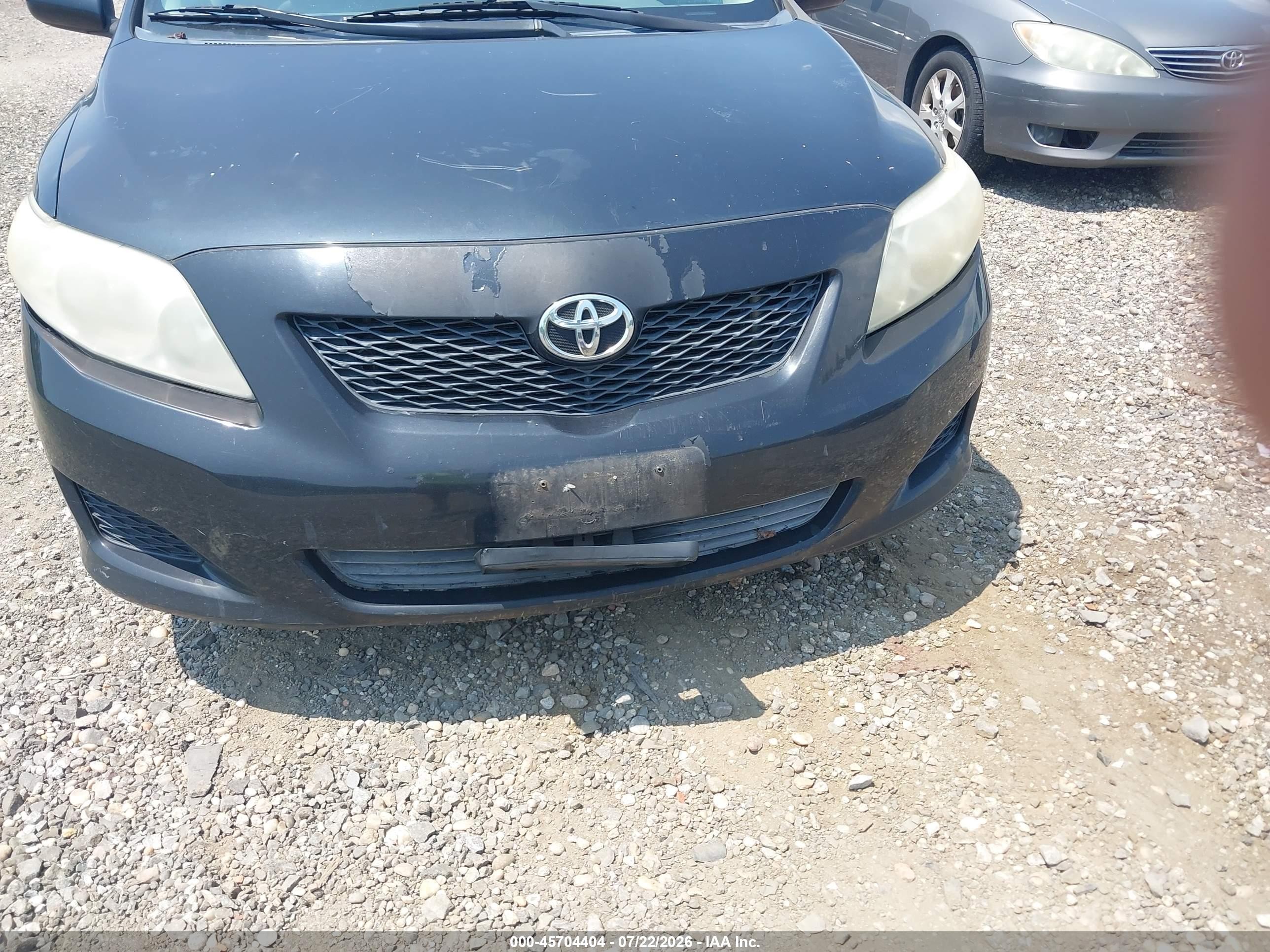 2010 Toyota Corolla Le Black vin: 2T1BU4EE7AC392670