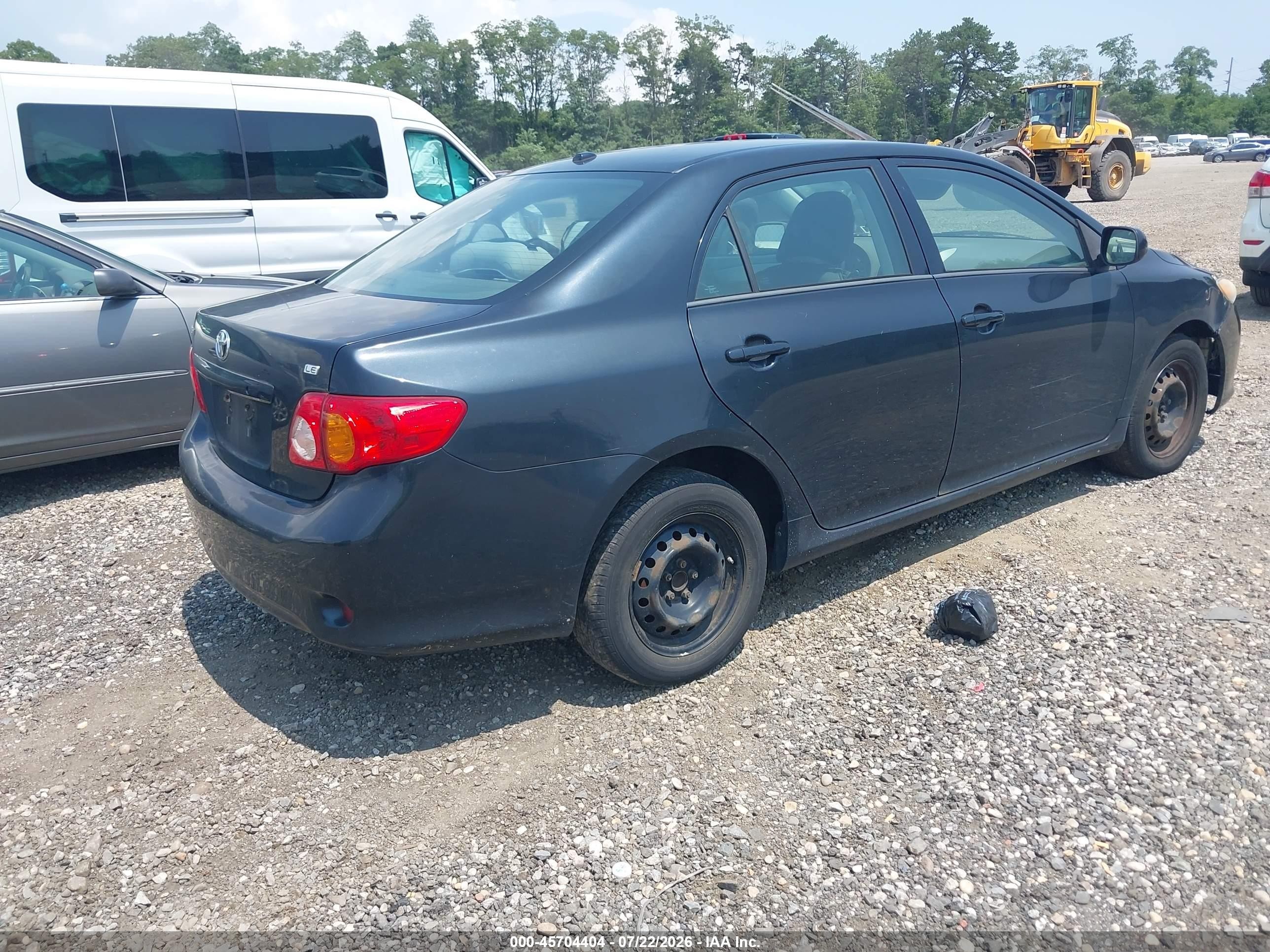 2010 Toyota Corolla Le Black vin: 2T1BU4EE7AC392670