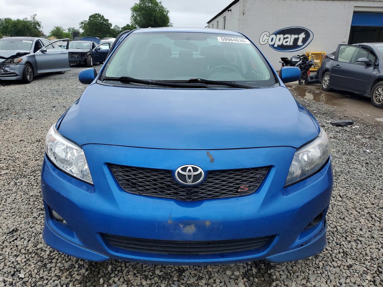 2010 Toyota Corolla S Blue vin: 2T1BU4EE7AC411010