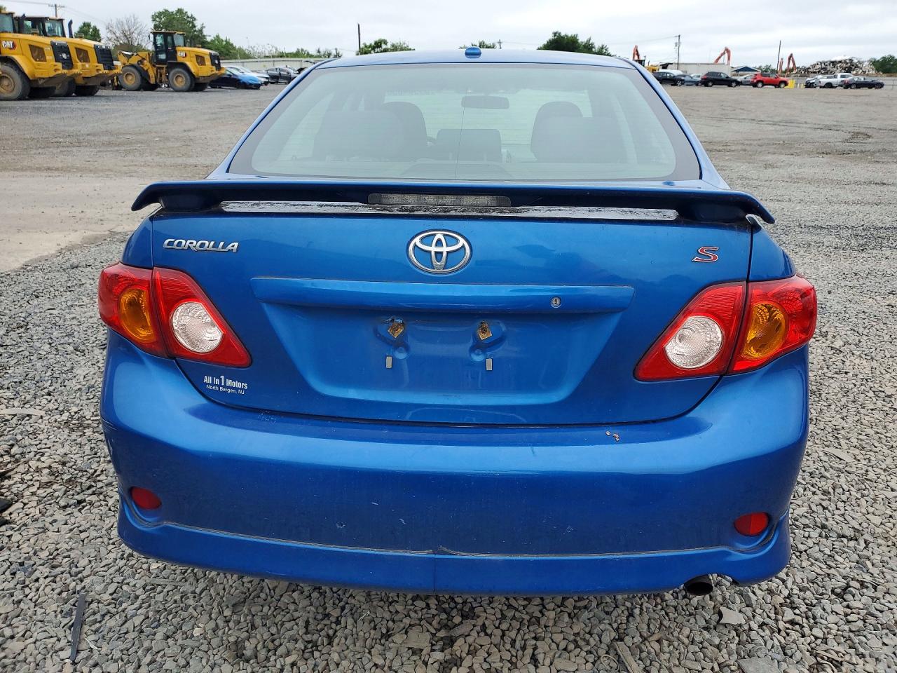 2010 Toyota Corolla S Blue vin: 2T1BU4EE7AC411010