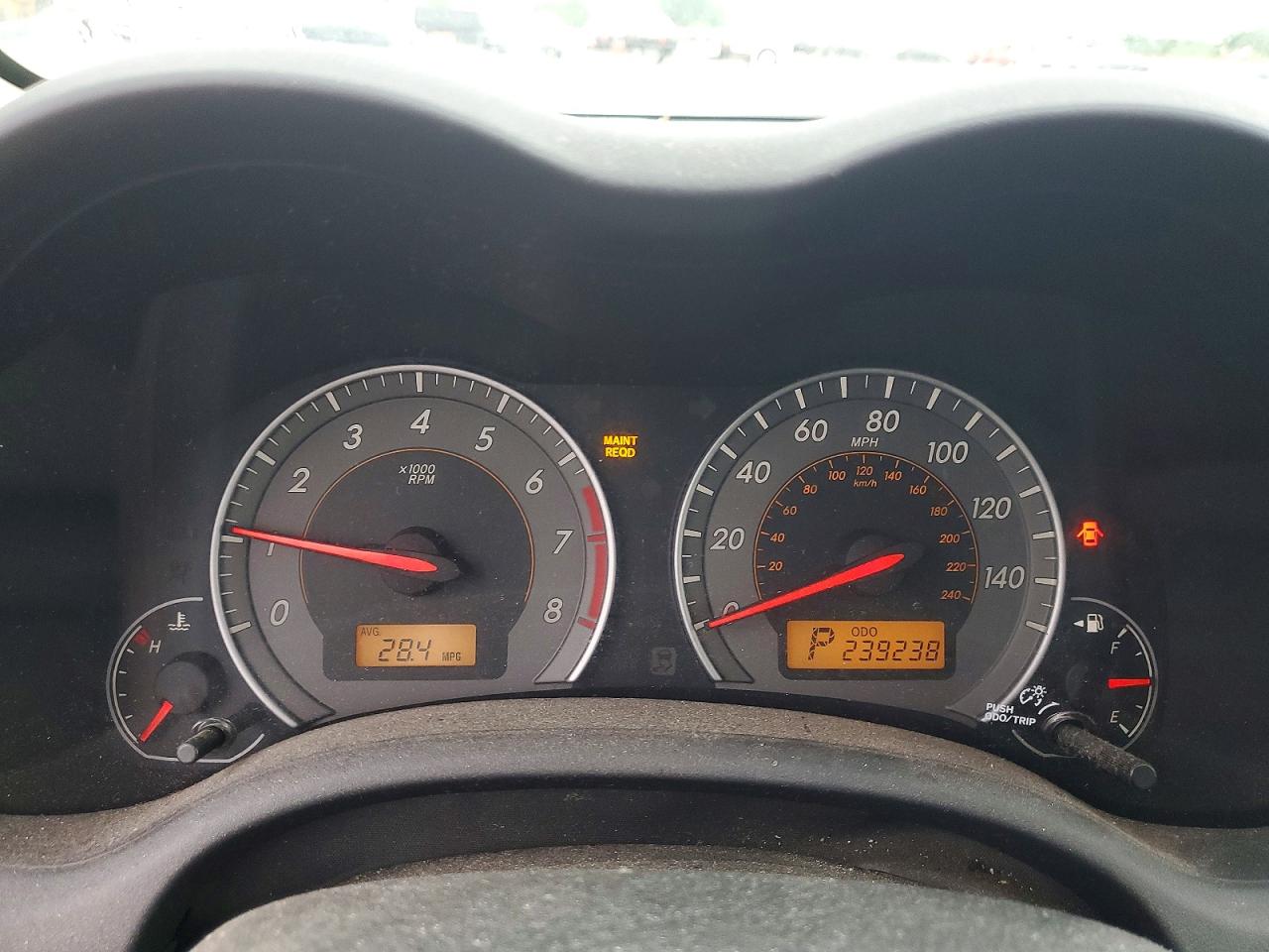 2010 Toyota Corolla S Blue vin: 2T1BU4EE7AC411010