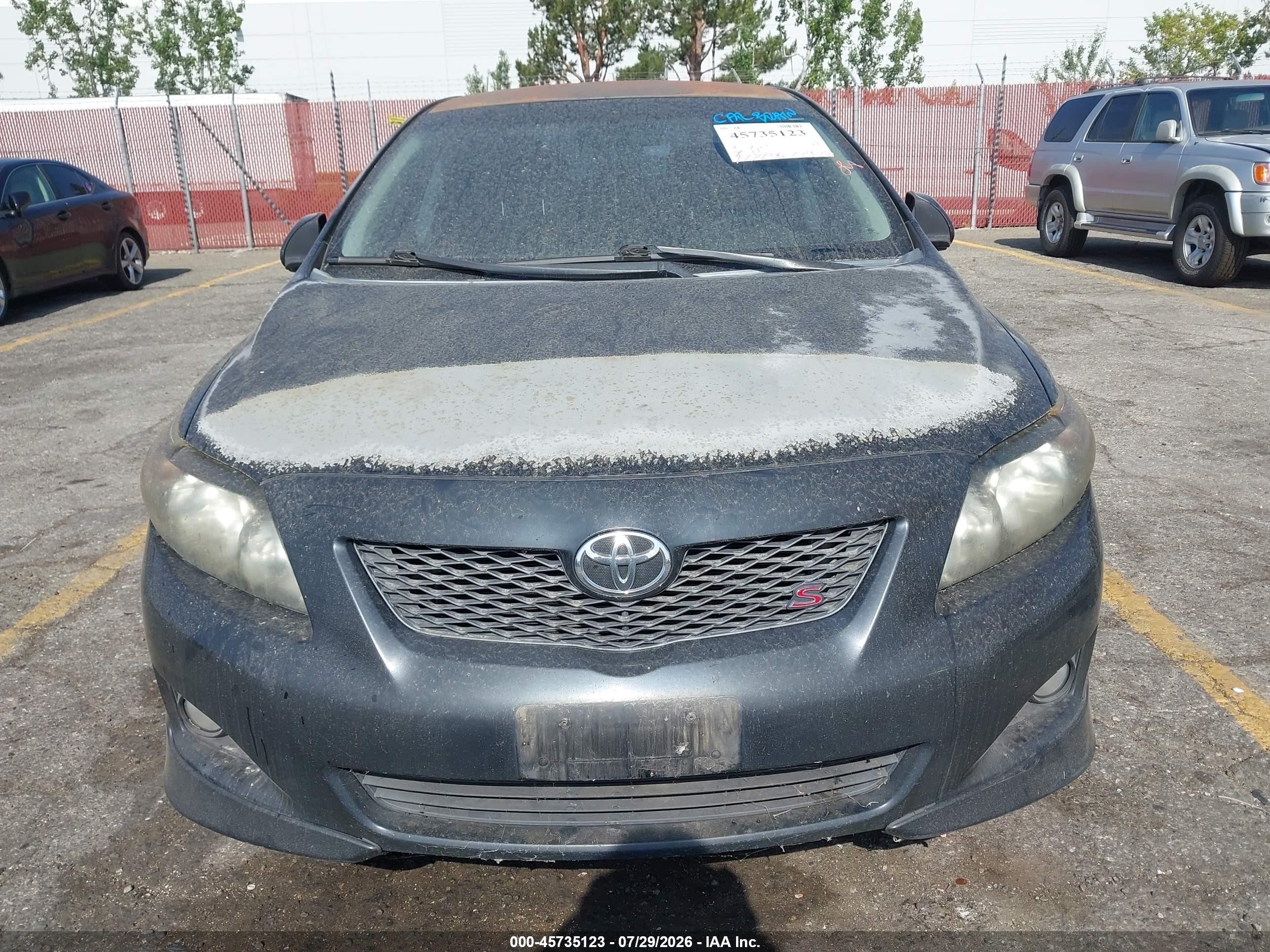2010 Toyota Corolla S Black vin: 2T1BU4EE7AC430088