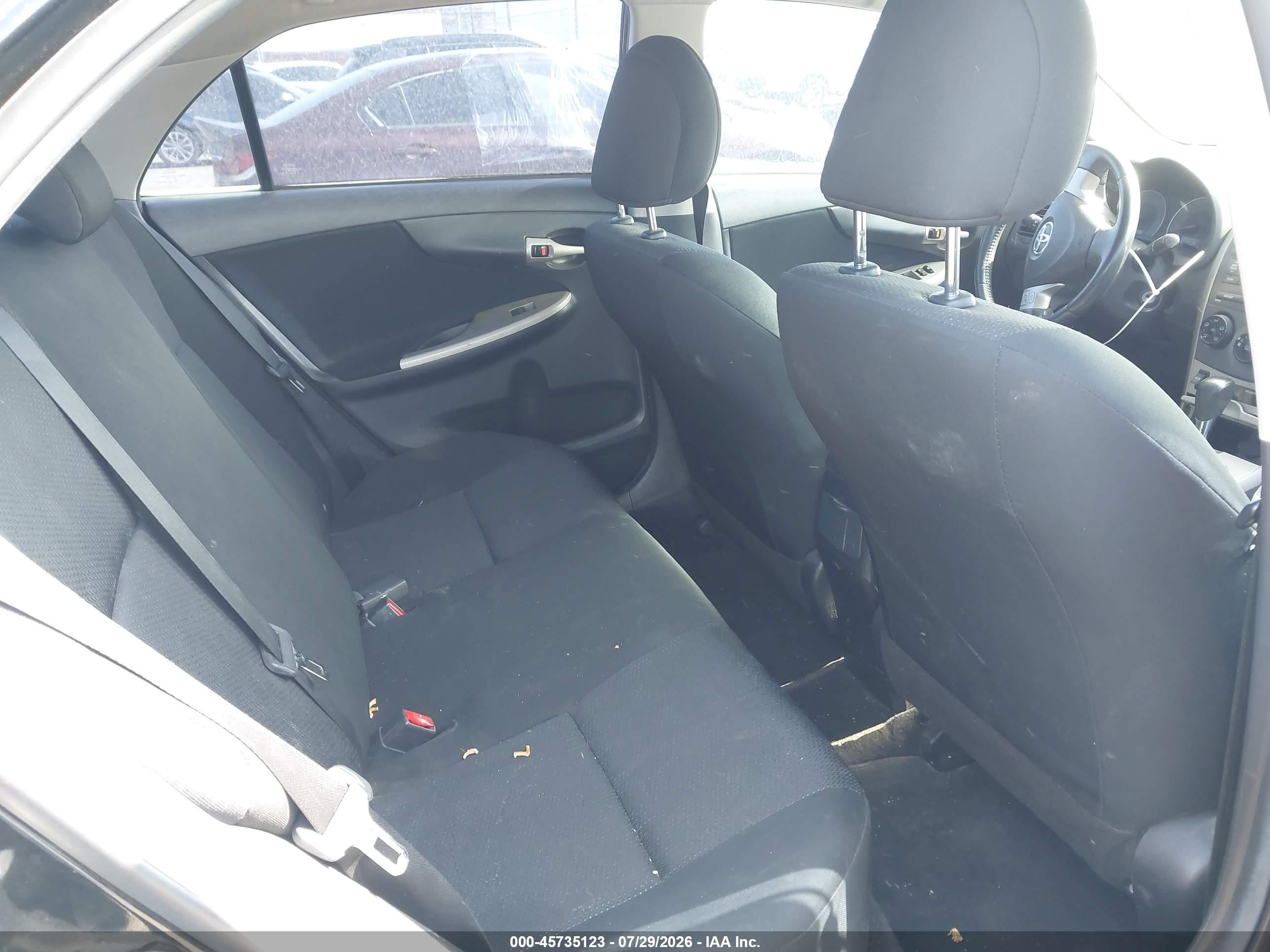 2010 Toyota Corolla S Black vin: 2T1BU4EE7AC430088