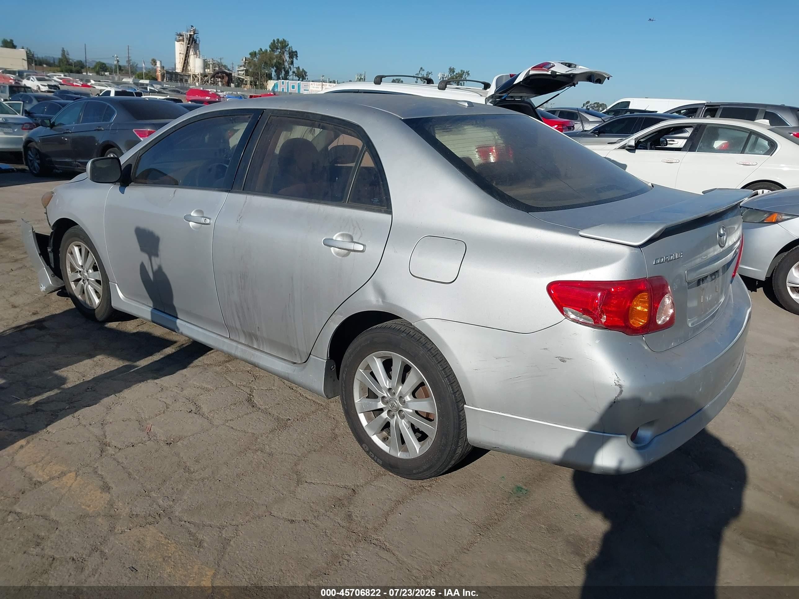 2010 Toyota Corolla S Silver vin: 2T1BU4EE7AC446422