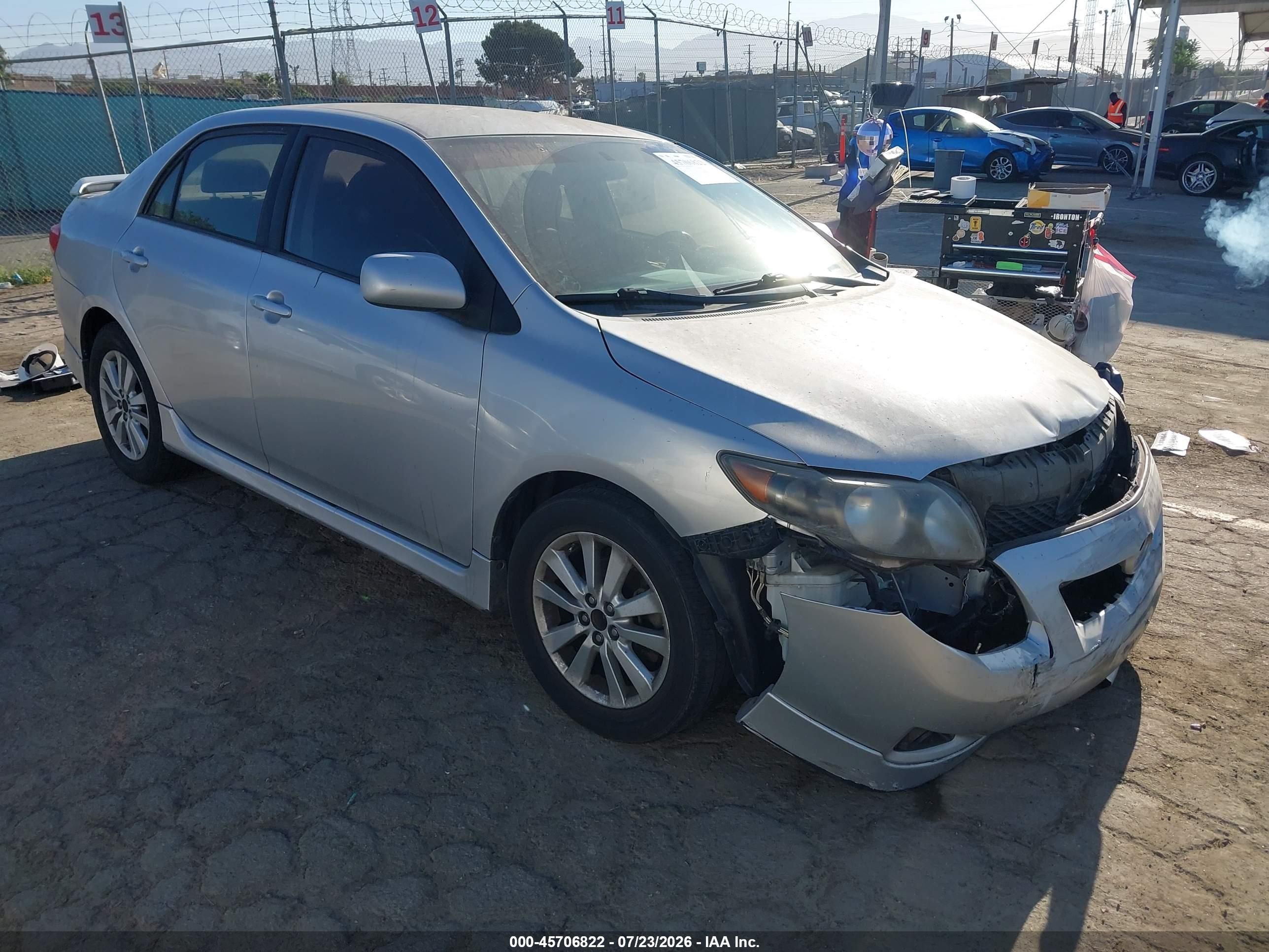 2010 Toyota Corolla S Silver vin: 2T1BU4EE7AC446422