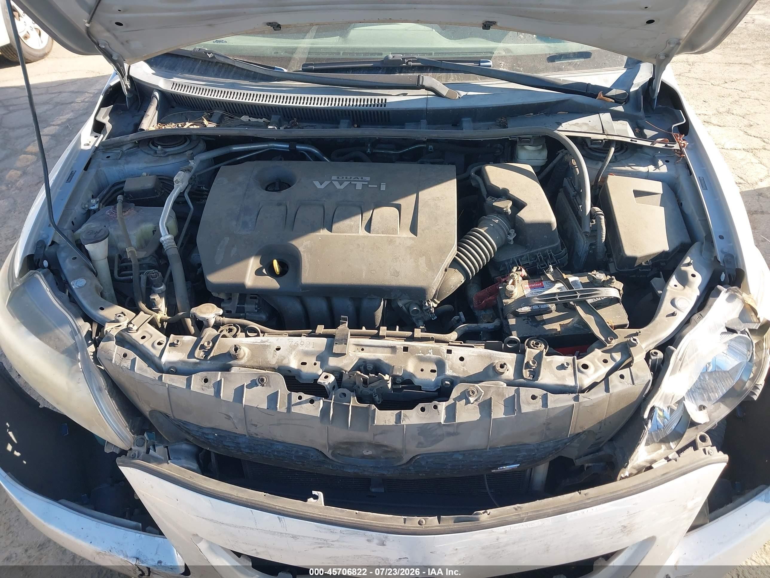 2010 Toyota Corolla S Silver vin: 2T1BU4EE7AC446422