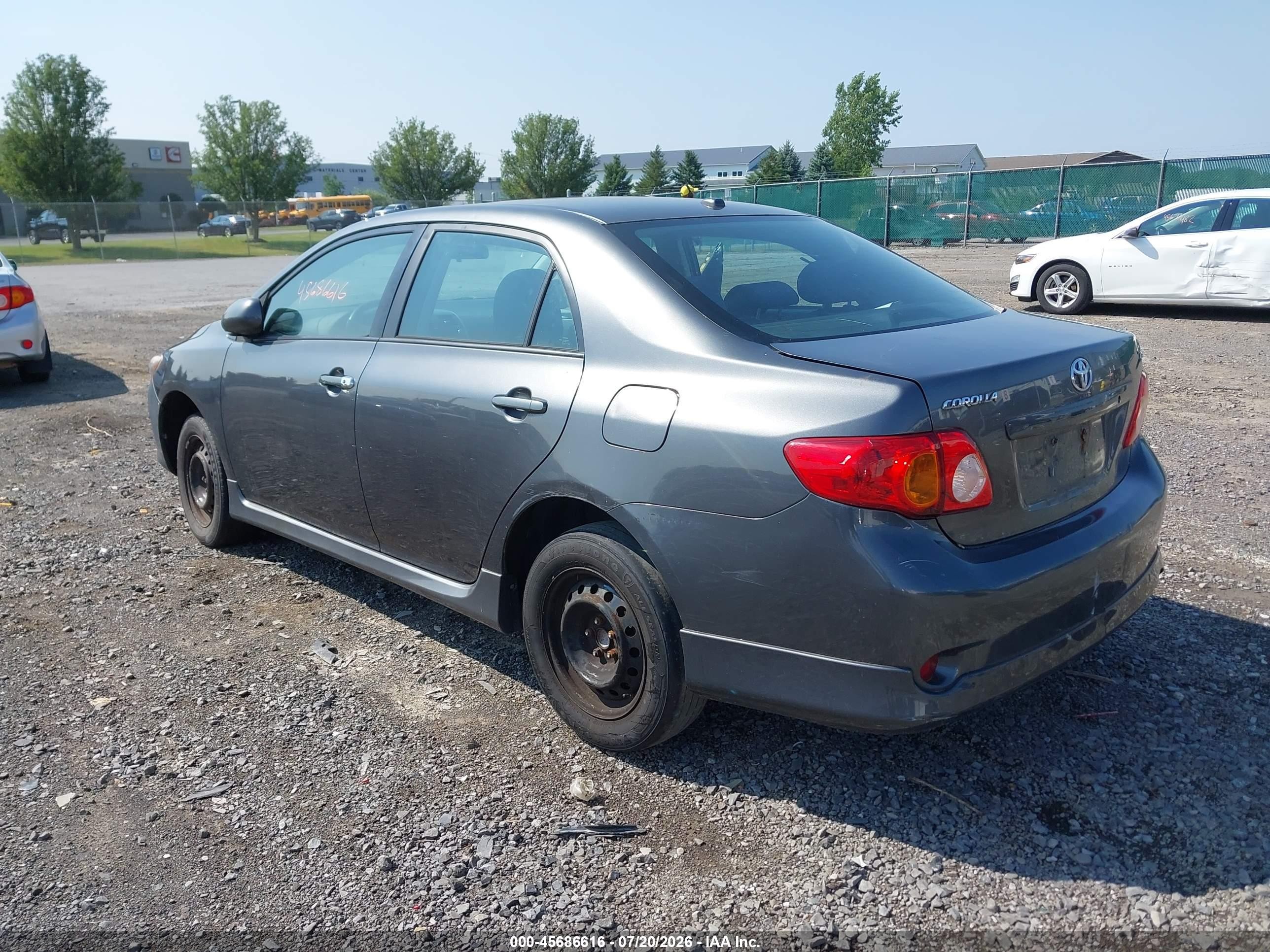 2010 Toyota Corolla S Gray vin: 2T1BU4EE7AC449109