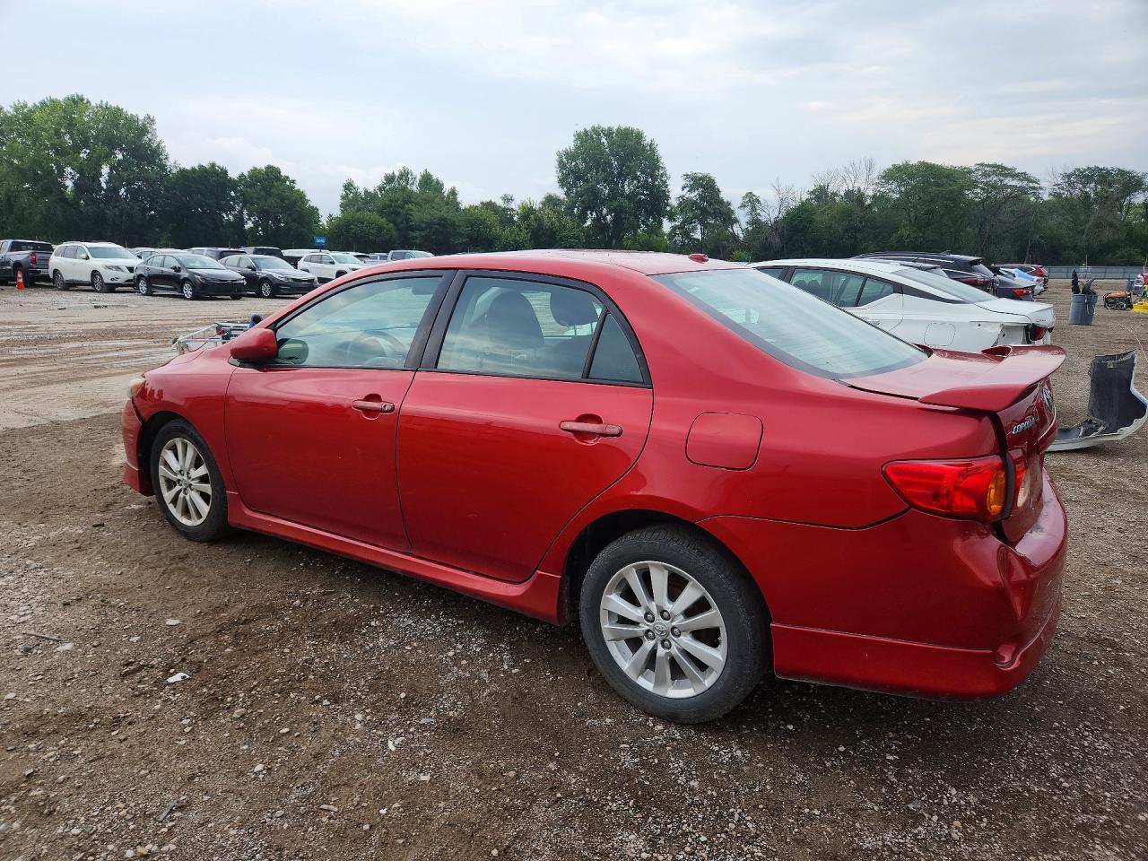 2010 Toyota Corolla S Red vin: 2T1BU4EE7AC452897