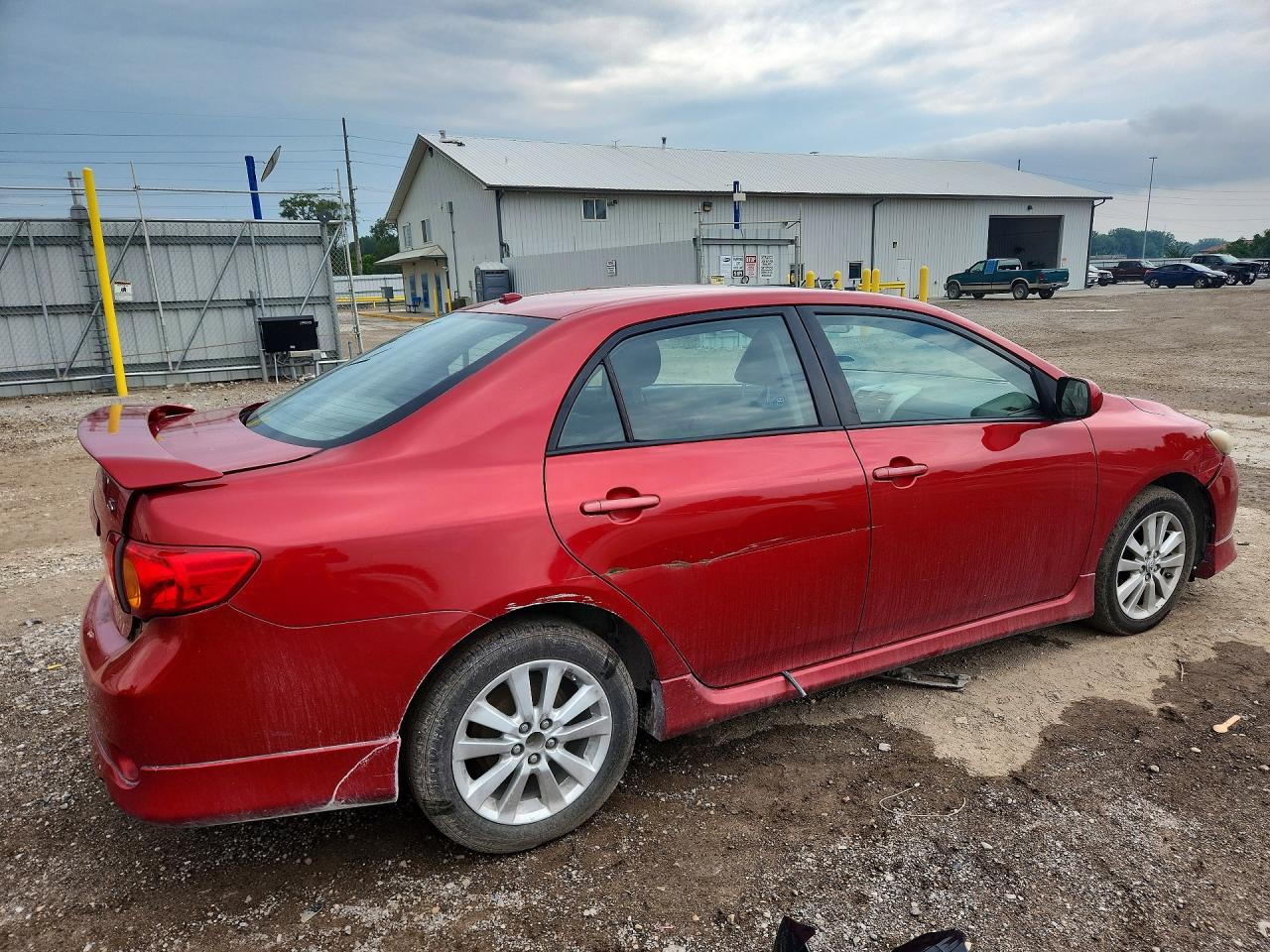 2010 Toyota Corolla S Red vin: 2T1BU4EE7AC452897