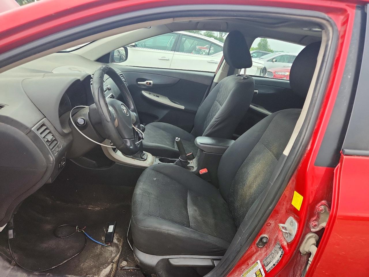 2010 Toyota Corolla S Red vin: 2T1BU4EE7AC452897