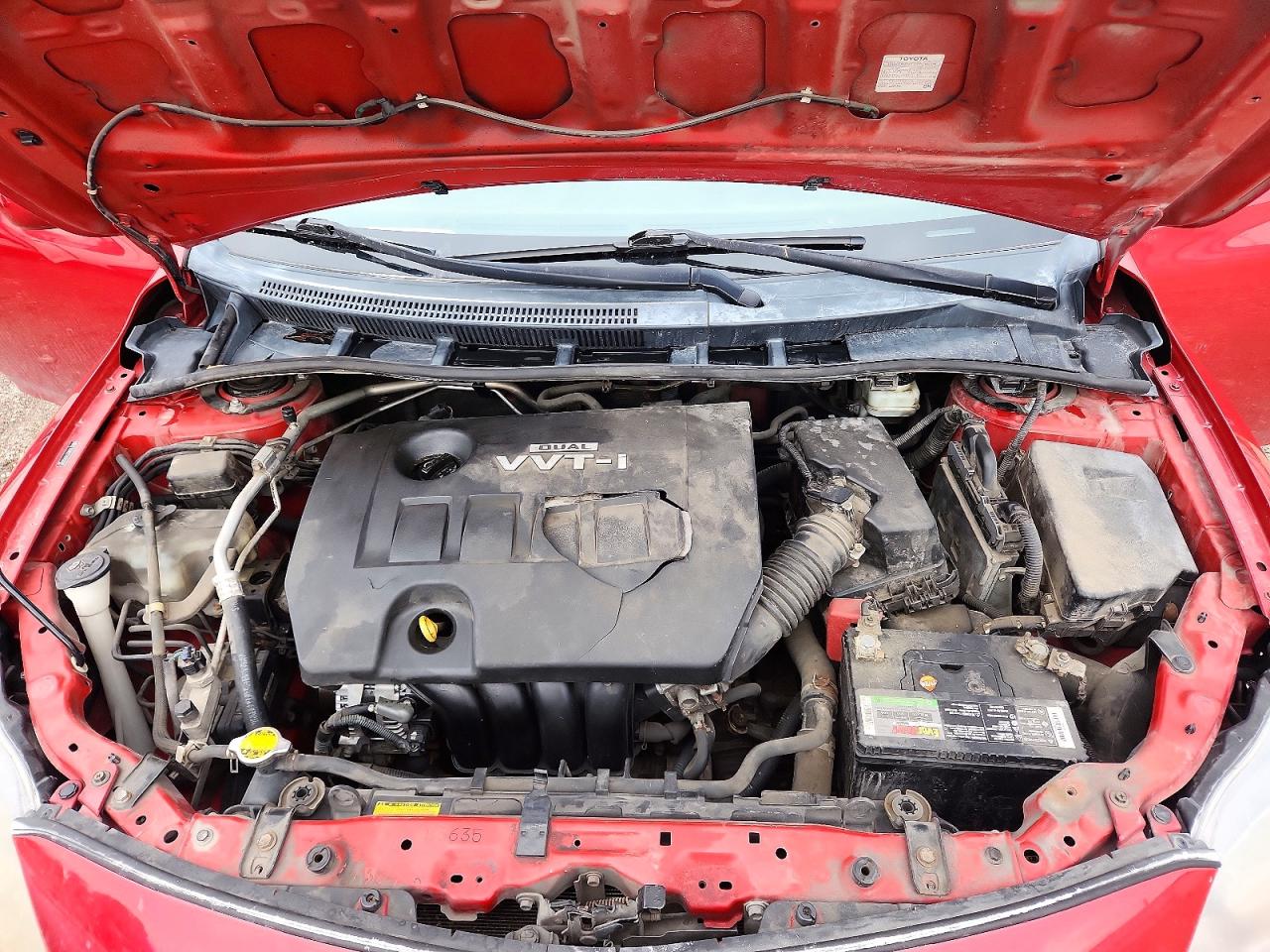 2010 Toyota Corolla S Red vin: 2T1BU4EE7AC452897