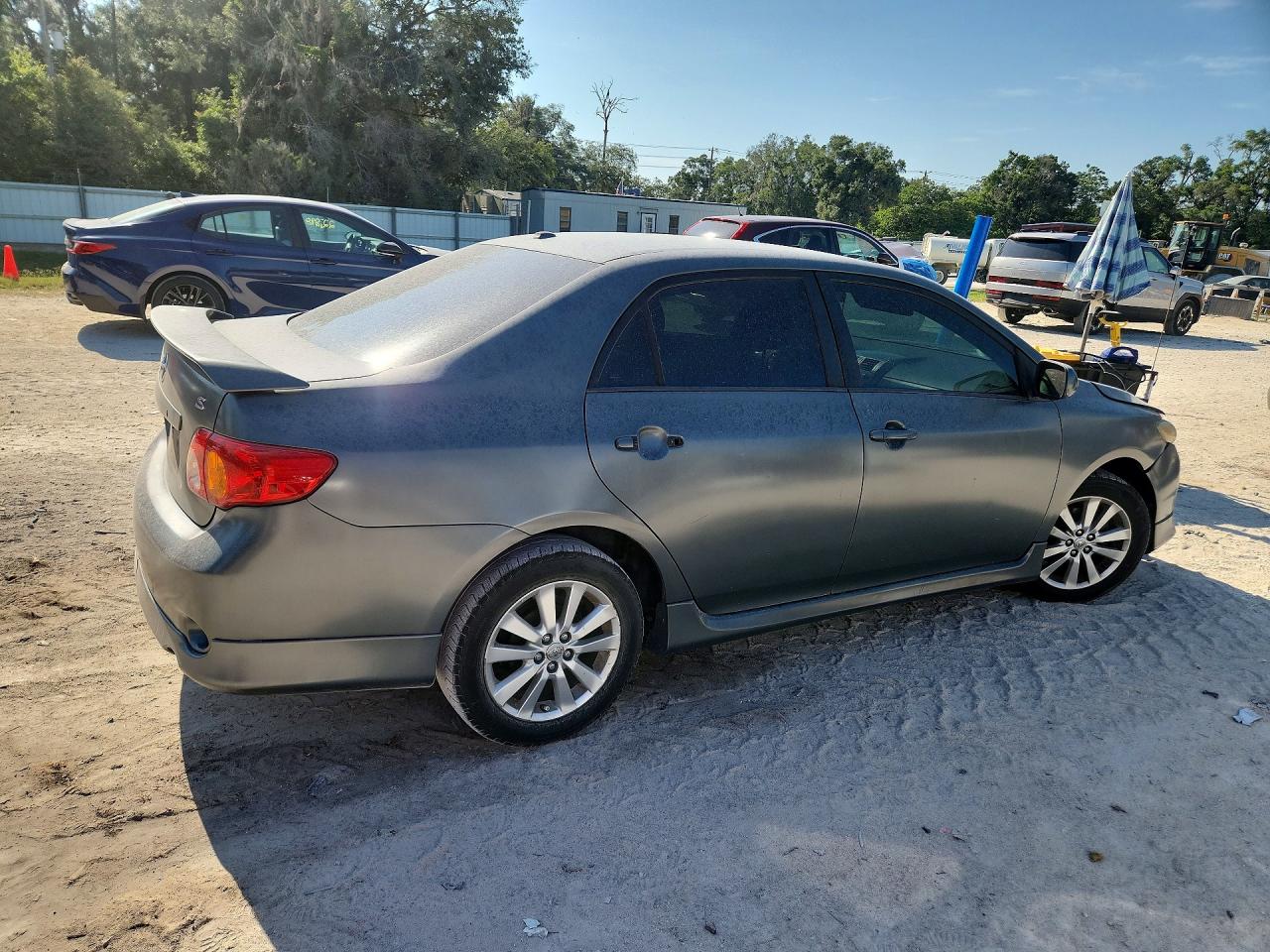 2010 Toyota Corolla S Gray vin: 2T1BU4EE7AC453709