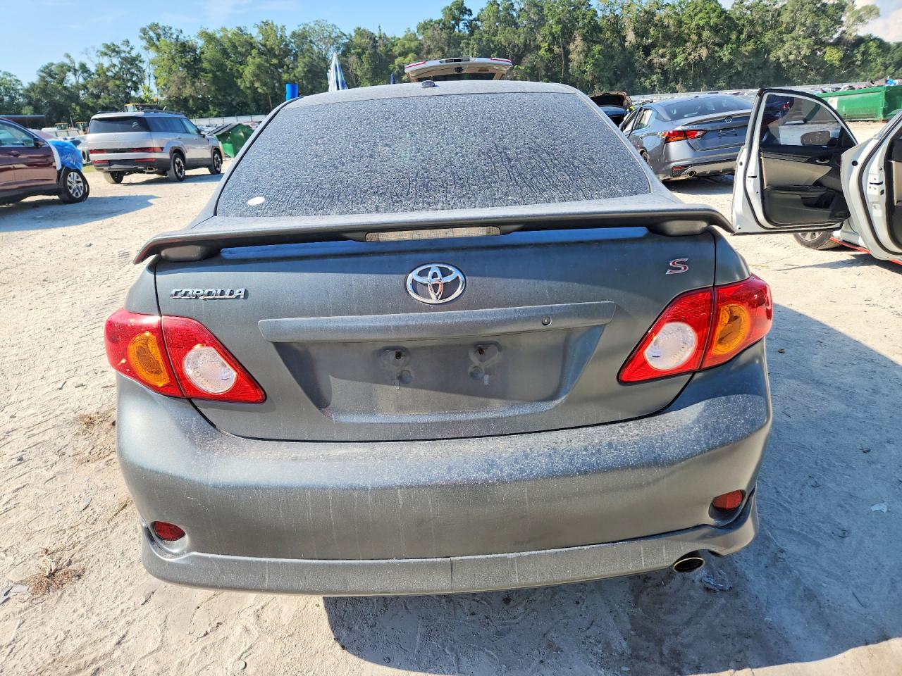 2010 Toyota Corolla S Gray vin: 2T1BU4EE7AC453709