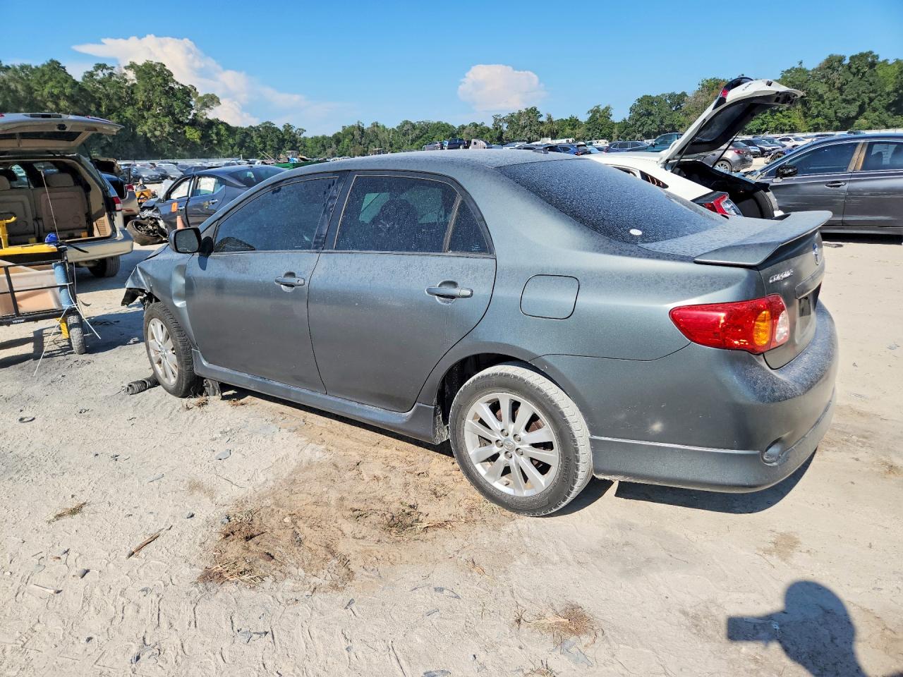 2010 Toyota Corolla S Gray vin: 2T1BU4EE7AC453709