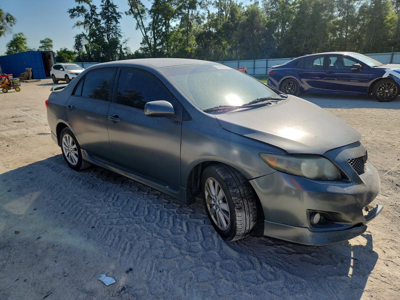 2010 Toyota Corolla S Gray vin: 2T1BU4EE7AC453709