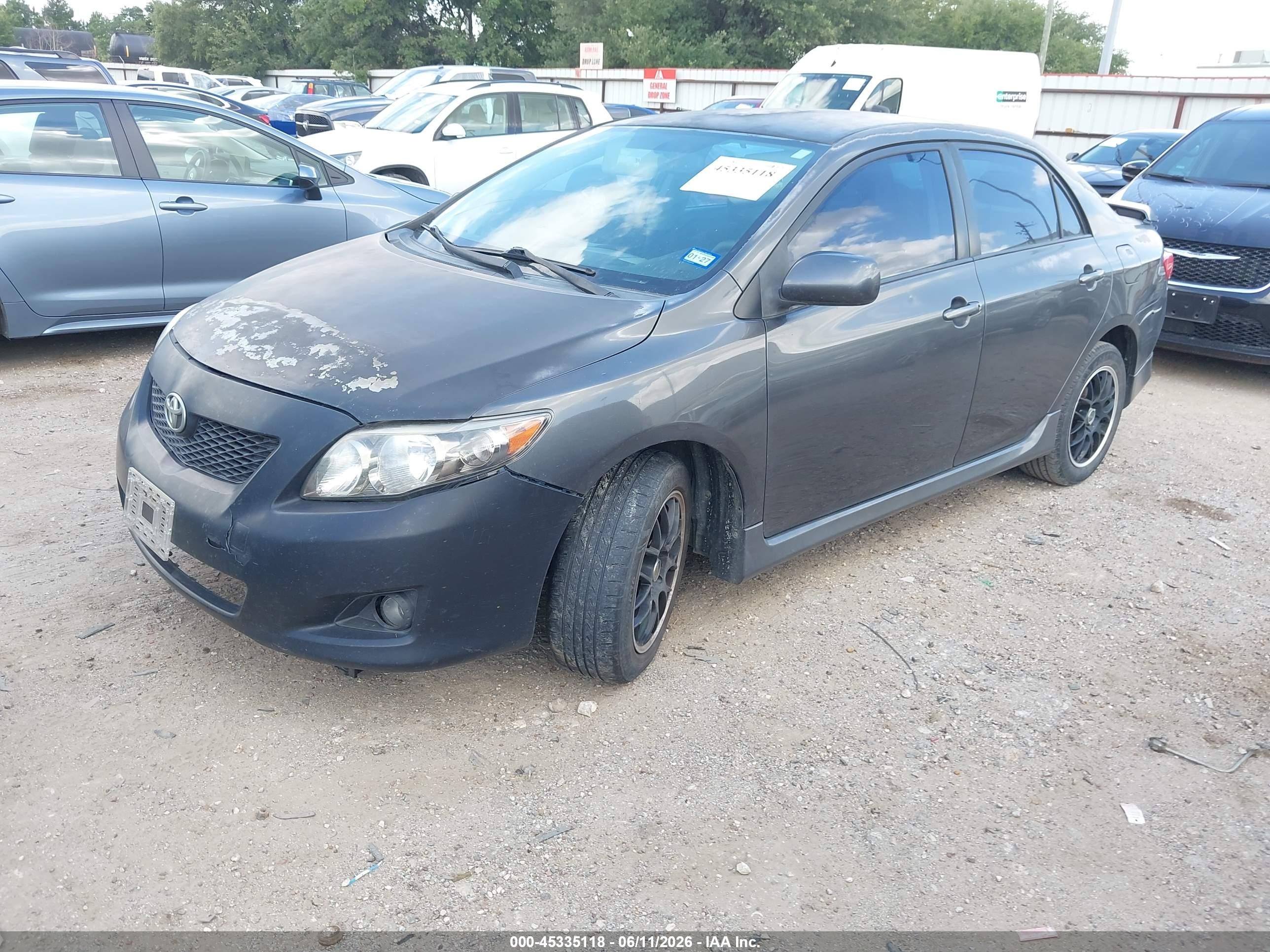 2010 Toyota Corolla S Черный vin: 2T1BU4EE7AC476097