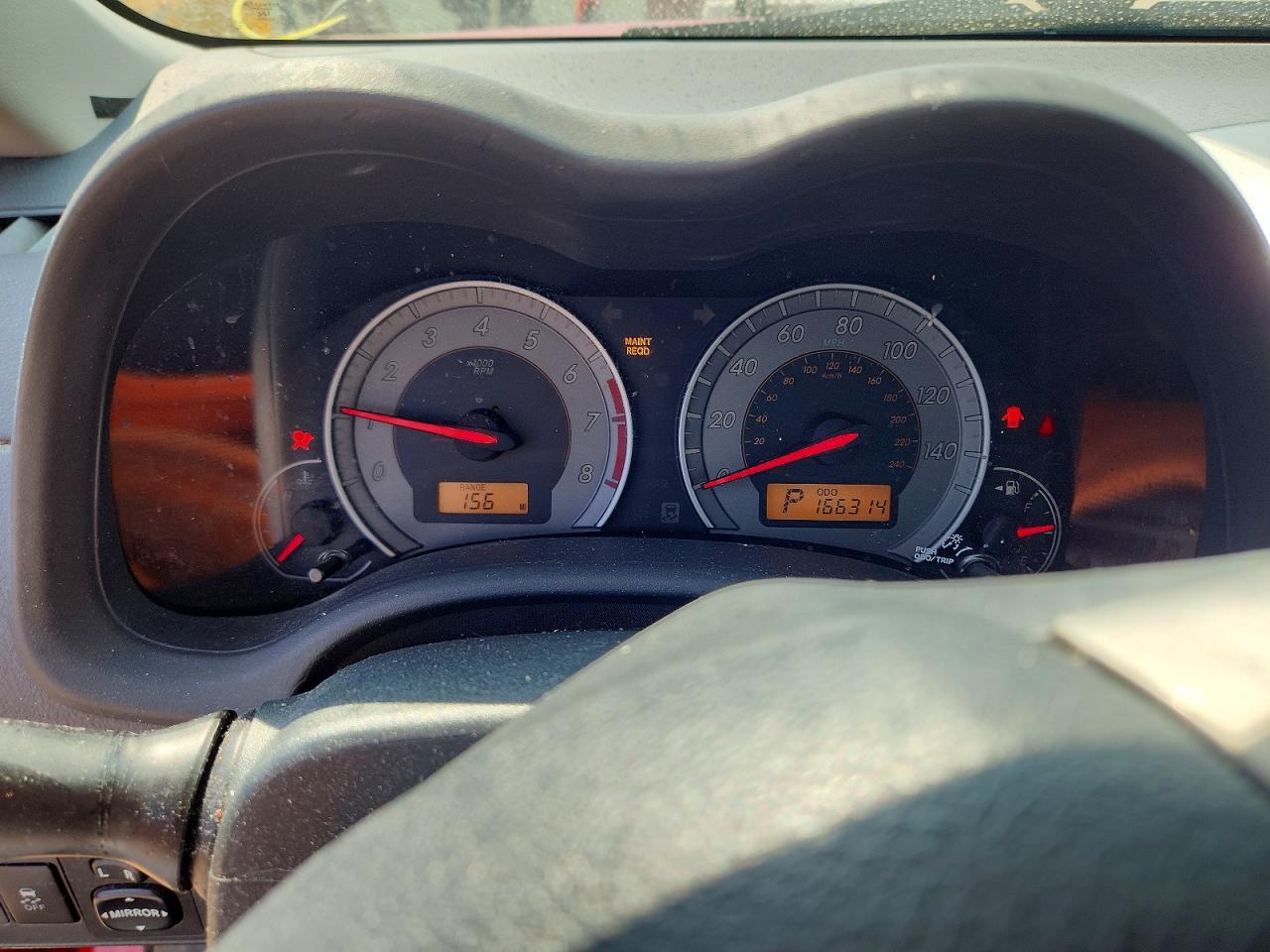 2010 Toyota Corolla S Red vin: 2T1BU4EE7AC477069