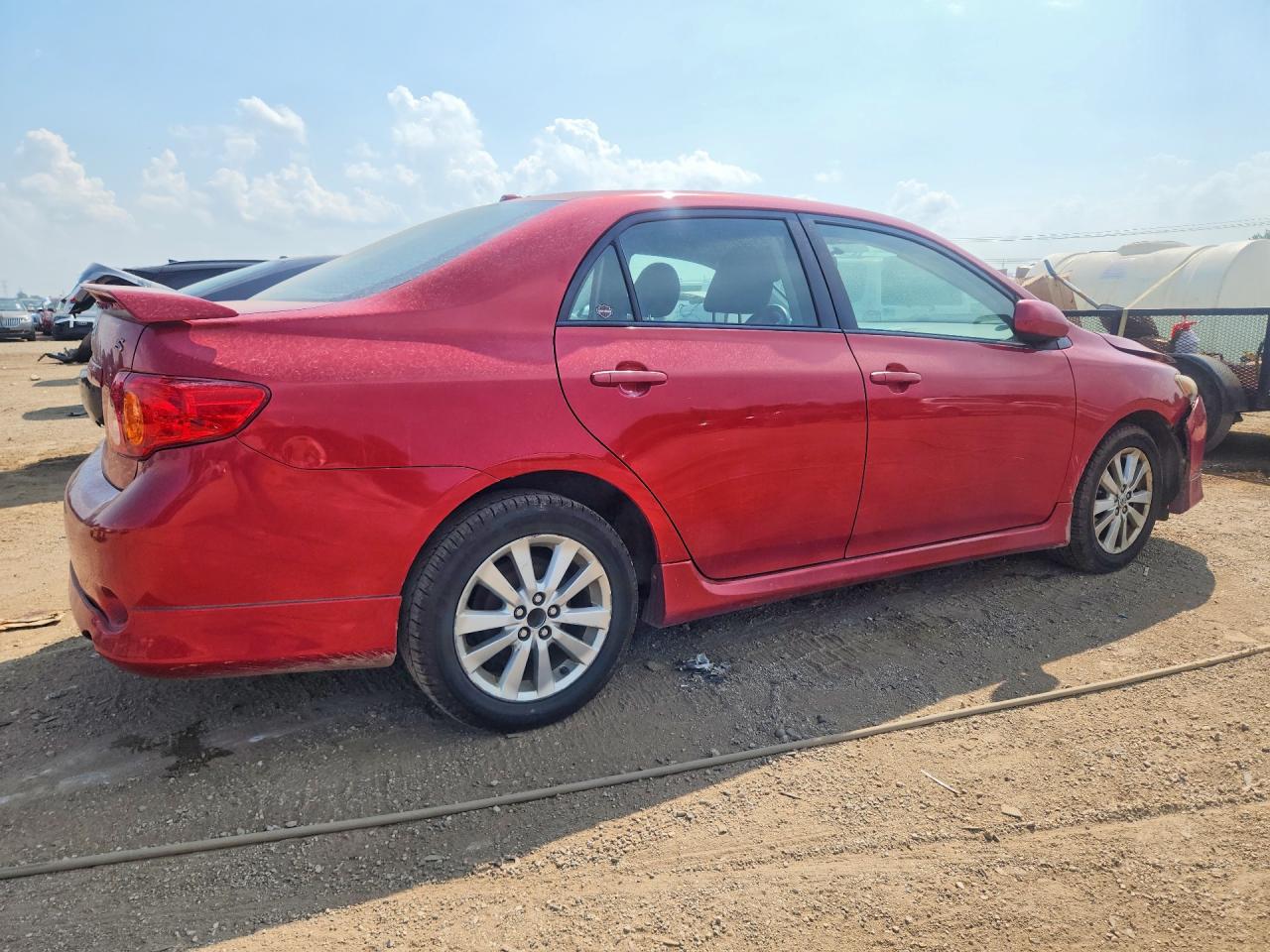 2010 Toyota Corolla S Red vin: 2T1BU4EE7AC477069