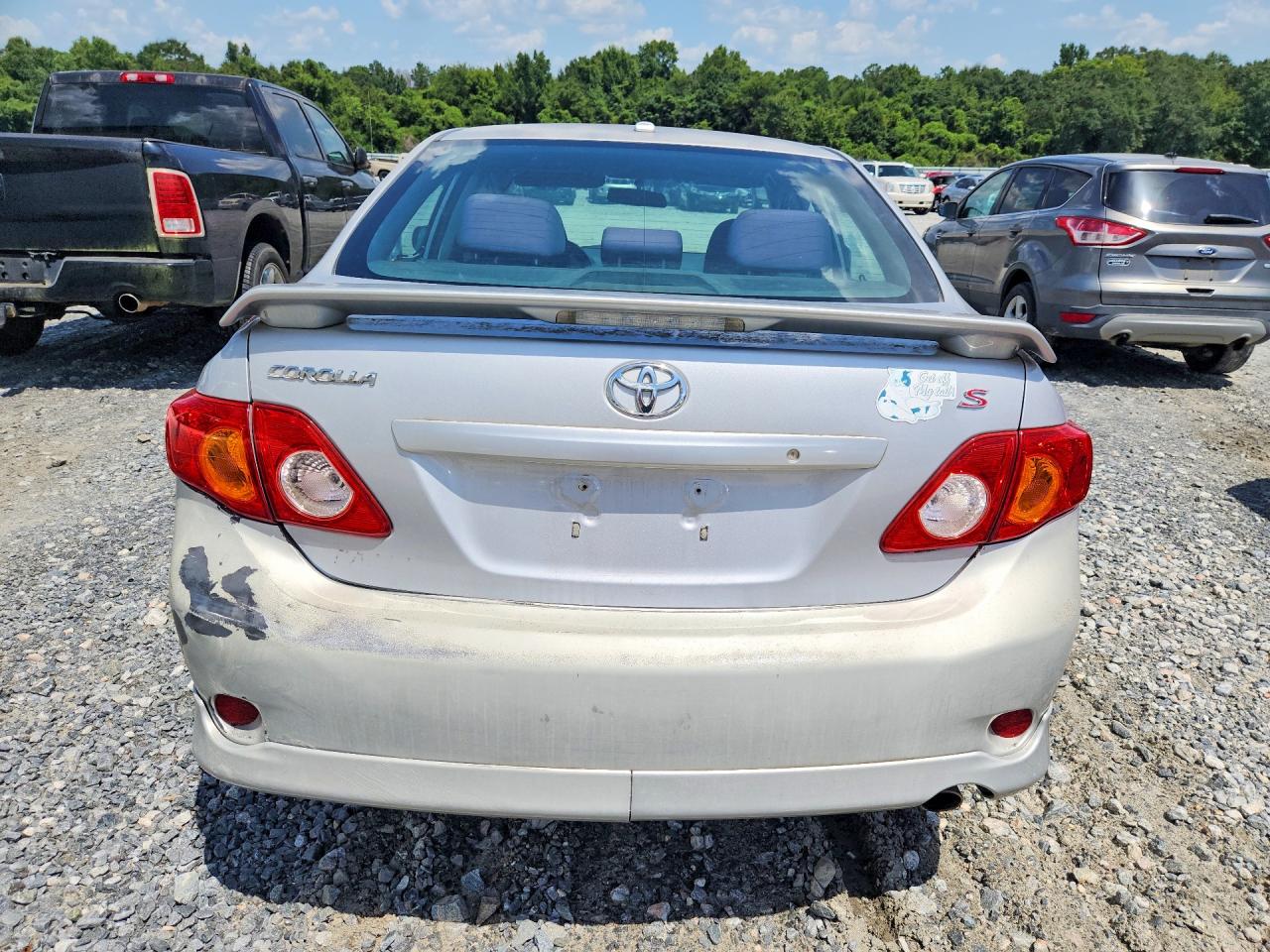 2010 Toyota Corolla Silver vin: 2T1BU4EE7AC487021