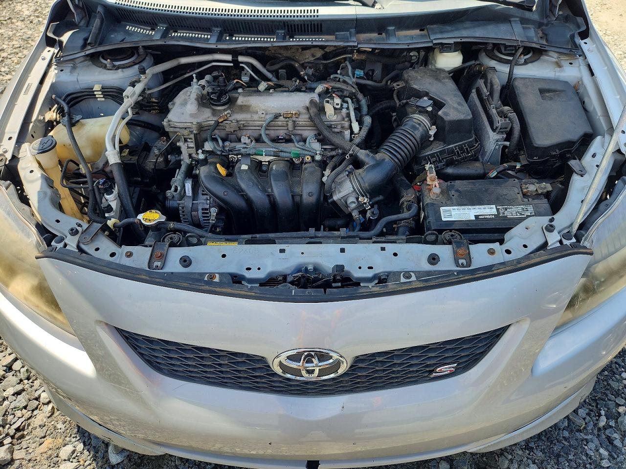 2010 Toyota Corolla Silver vin: 2T1BU4EE7AC487021