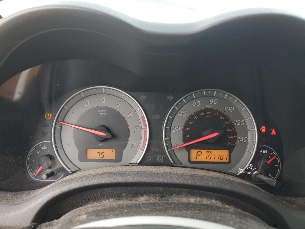 2010 Toyota Corolla Base Silver vin: 2T1BU4EE7AC488749