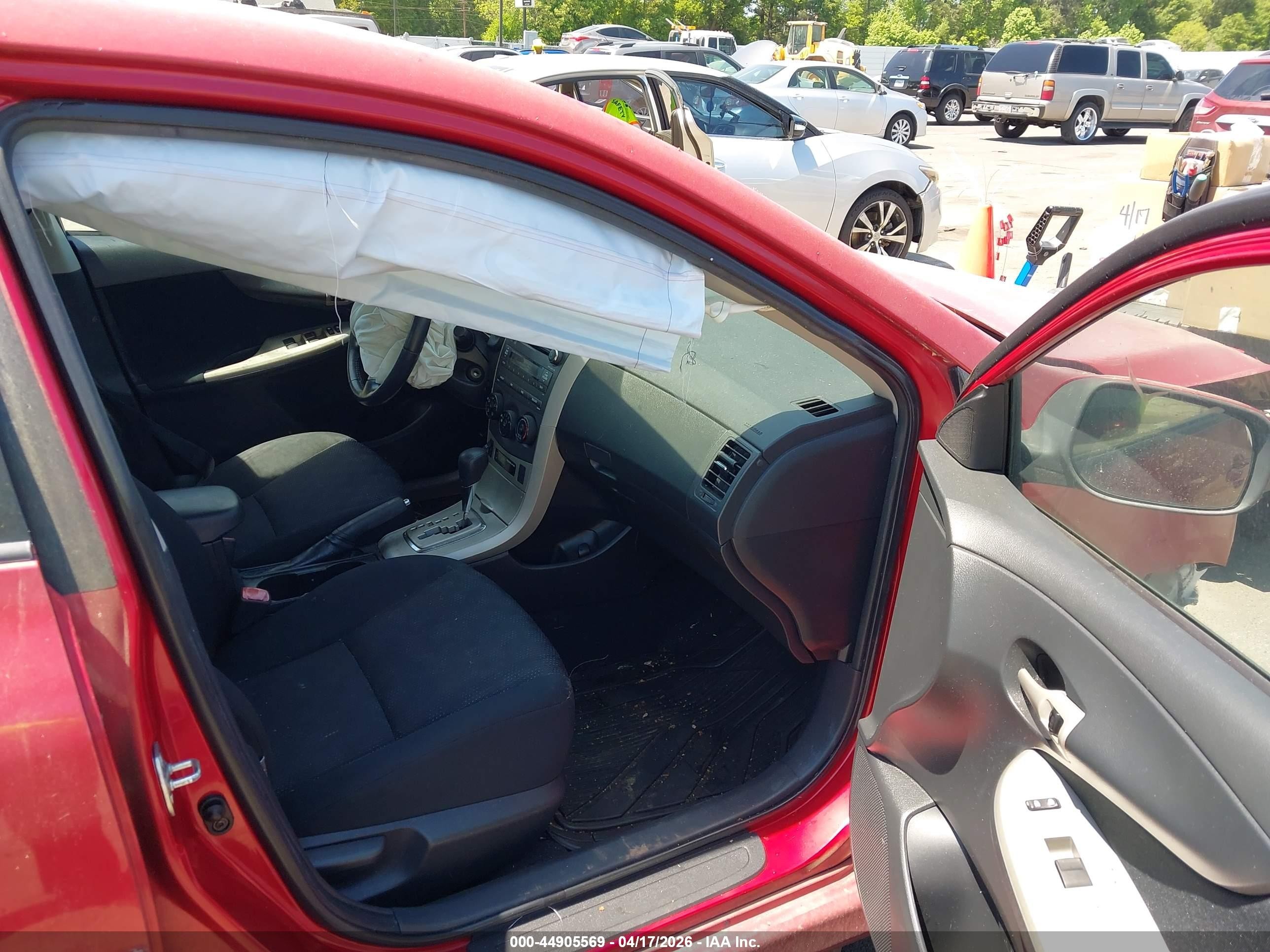 2010 Toyota Corolla S Red vin: 2T1BU4EE7AC491313