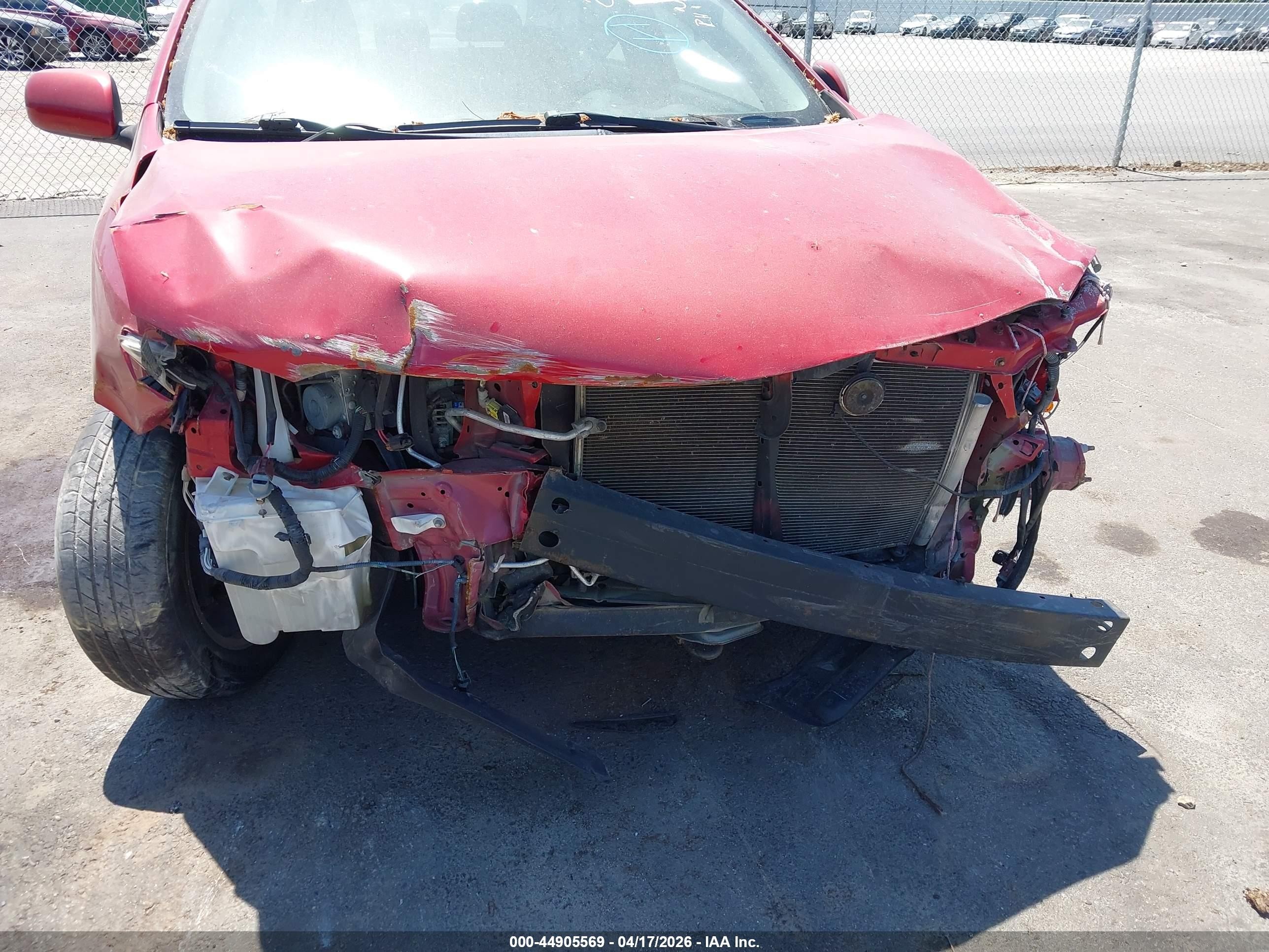 2010 Toyota Corolla S Red vin: 2T1BU4EE7AC491313