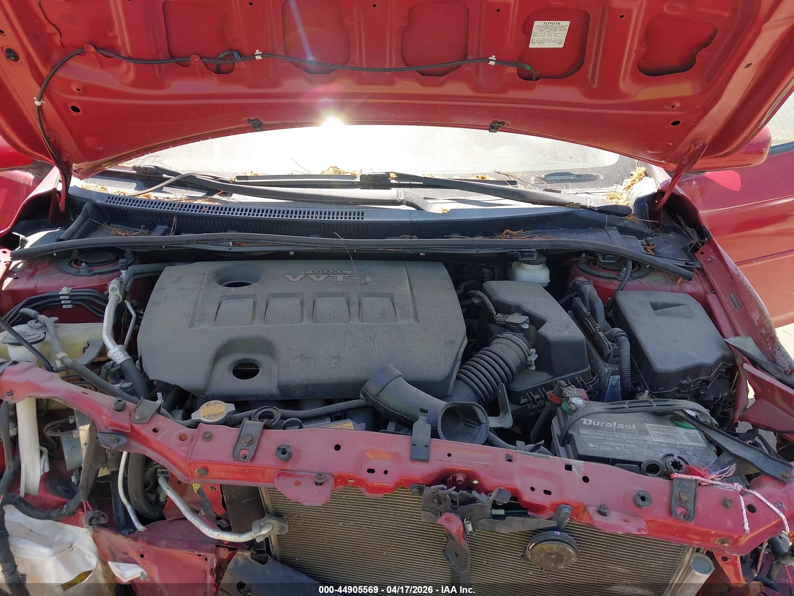 2010 Toyota Corolla S Red vin: 2T1BU4EE7AC491313