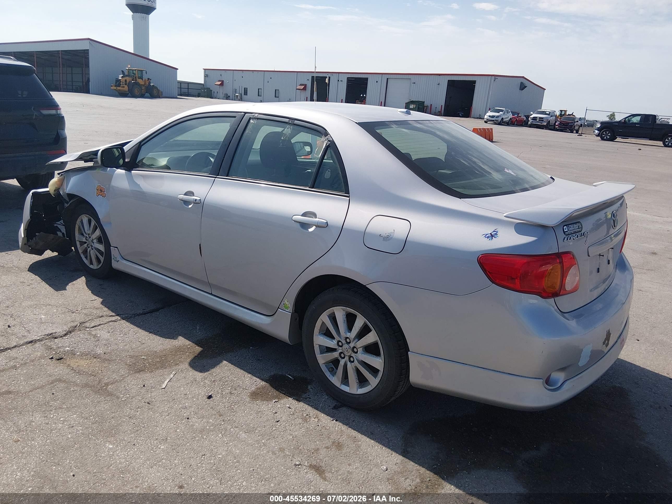 2010 Toyota Corolla S Silver vin: 2T1BU4EE7AC501449