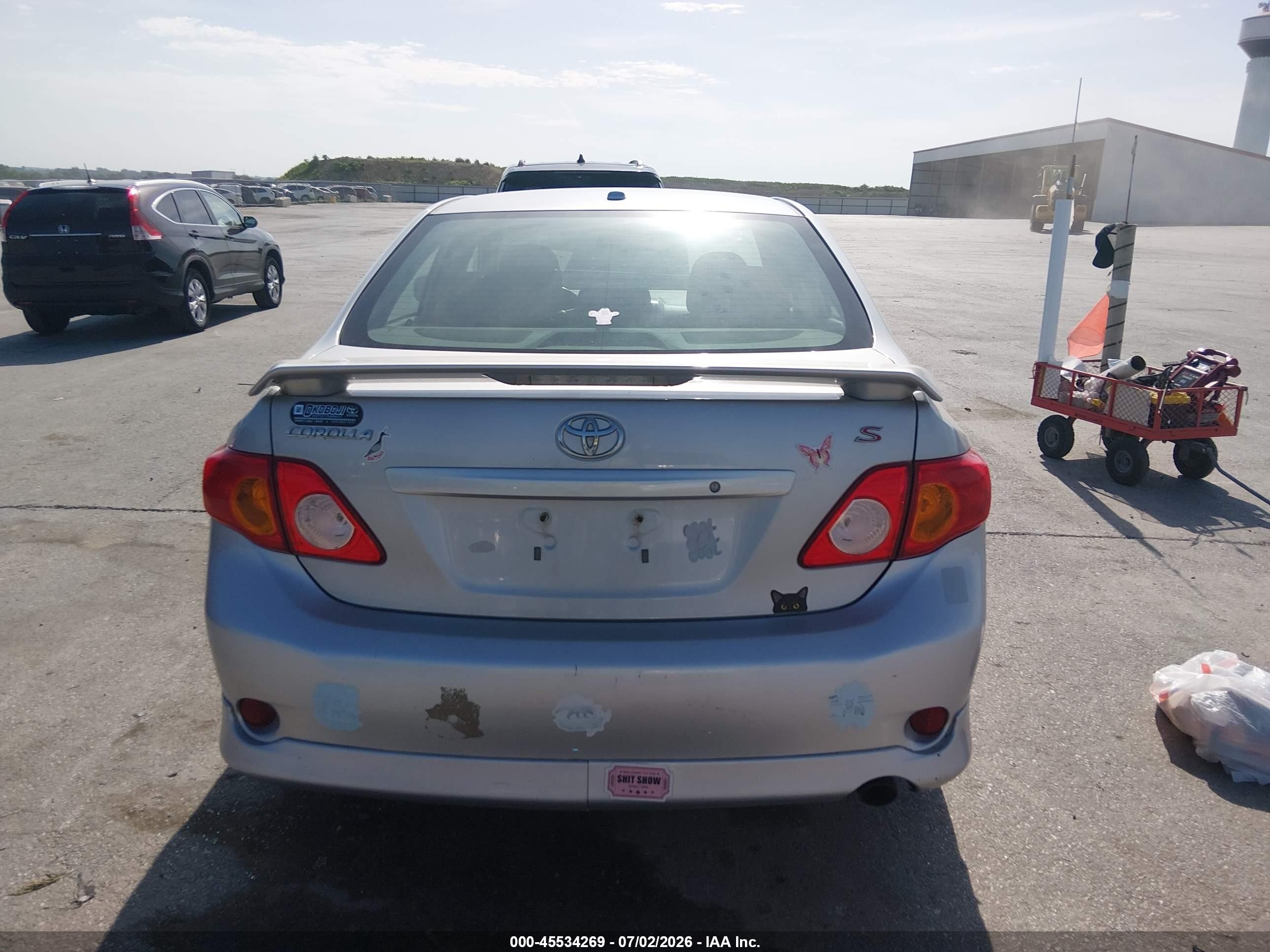 2010 Toyota Corolla S Silver vin: 2T1BU4EE7AC501449
