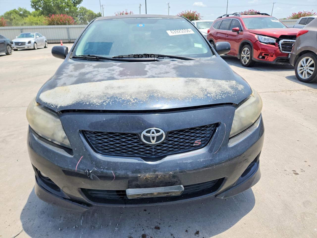 2010 Toyota Corolla S Black vin: 2T1BU4EE7AC521149
