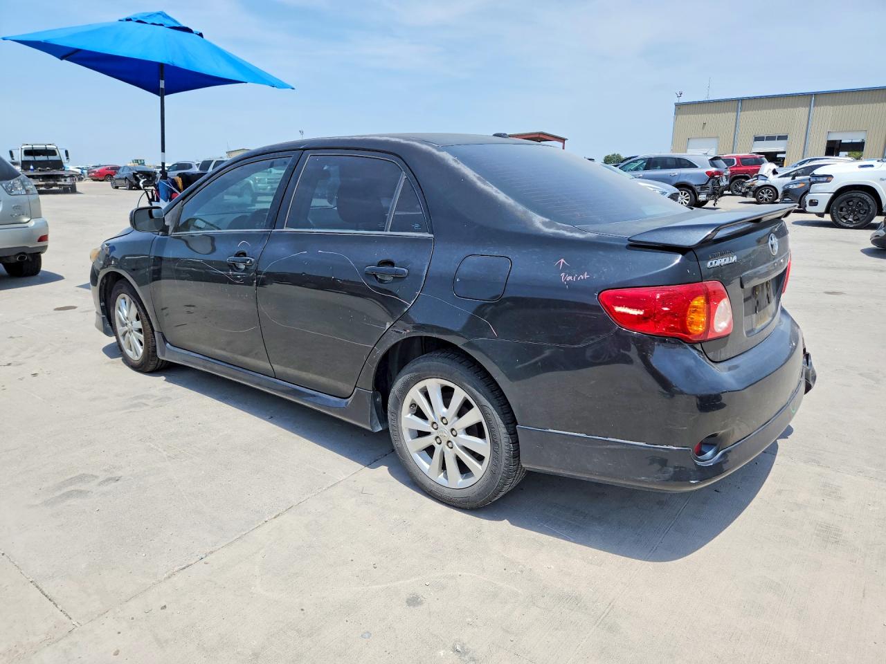 2010 Toyota Corolla S Black vin: 2T1BU4EE7AC521149