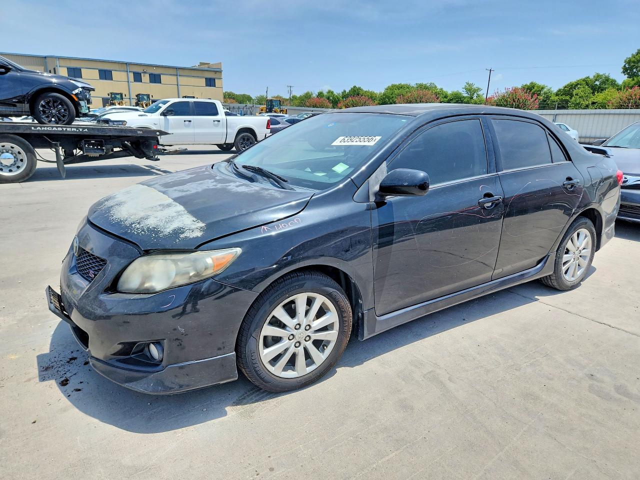 2010 Toyota Corolla S Black vin: 2T1BU4EE7AC521149