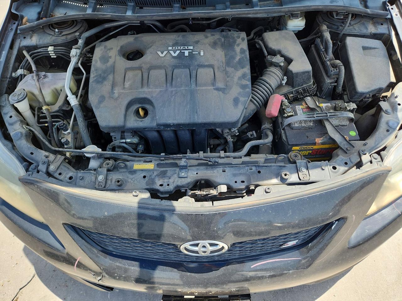 2010 Toyota Corolla S Black vin: 2T1BU4EE7AC521149