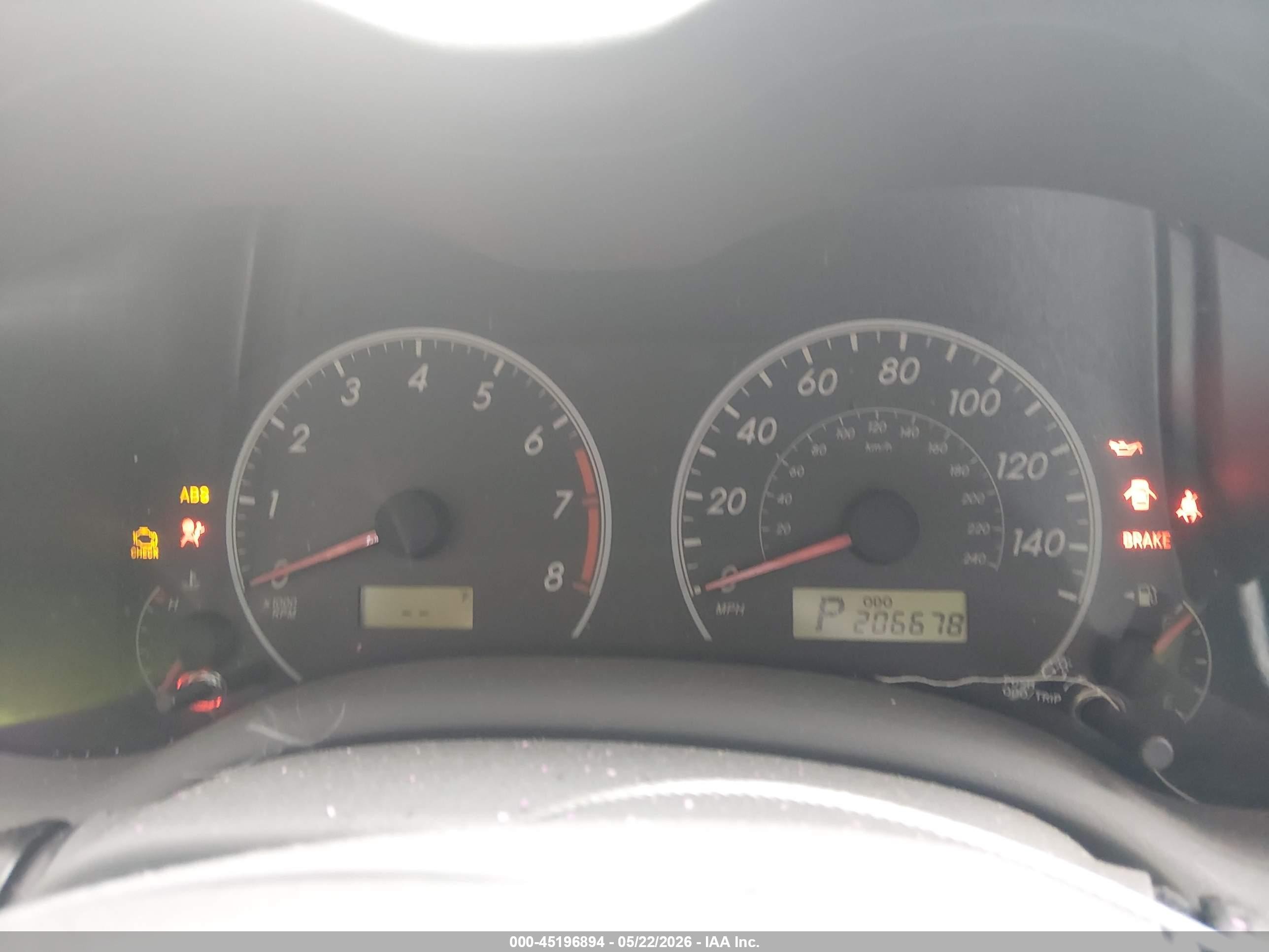 2010 Toyota Corolla Le Silver vin: 2T1BU4EE7AC523287