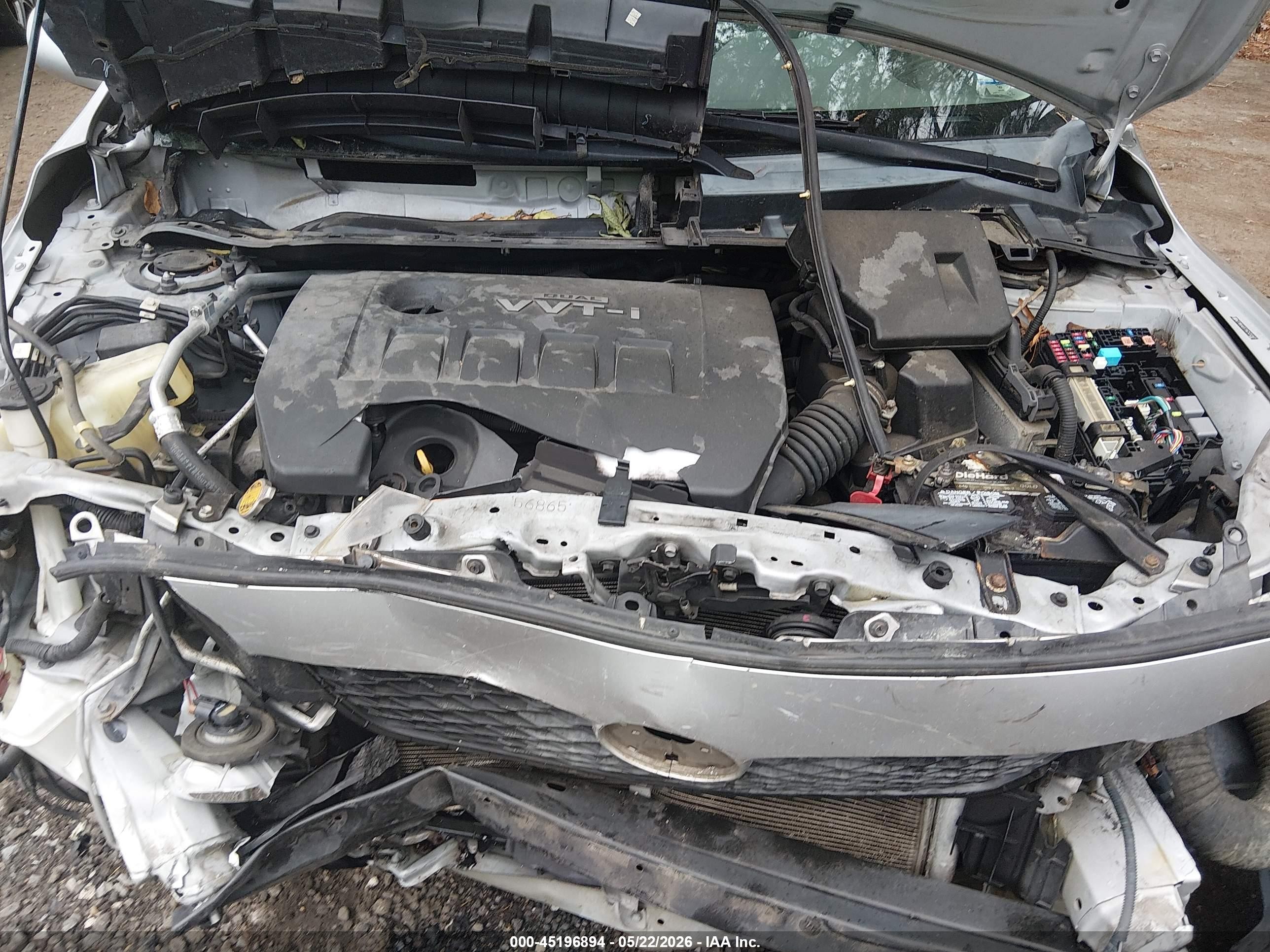 2010 Toyota Corolla Le Silver vin: 2T1BU4EE7AC523287