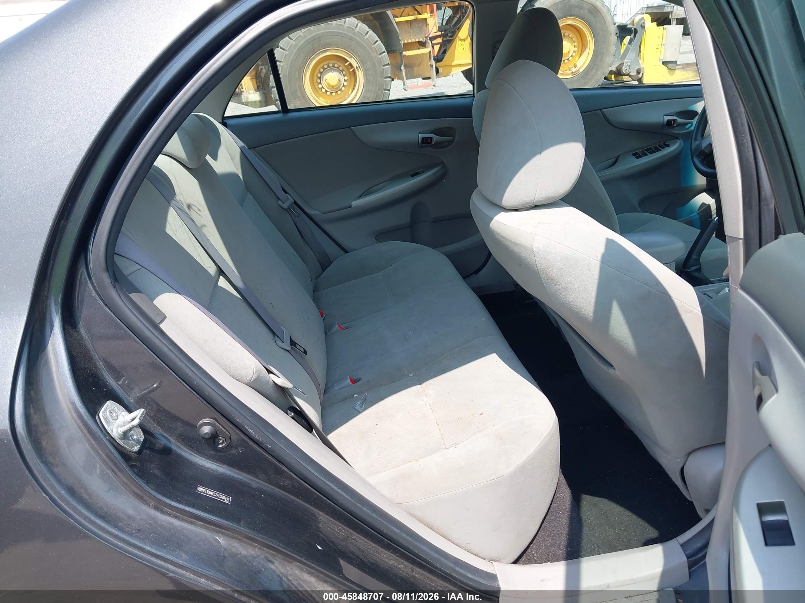2010 Toyota Corolla Le Gray vin: 2T1BU4EE7AC528814