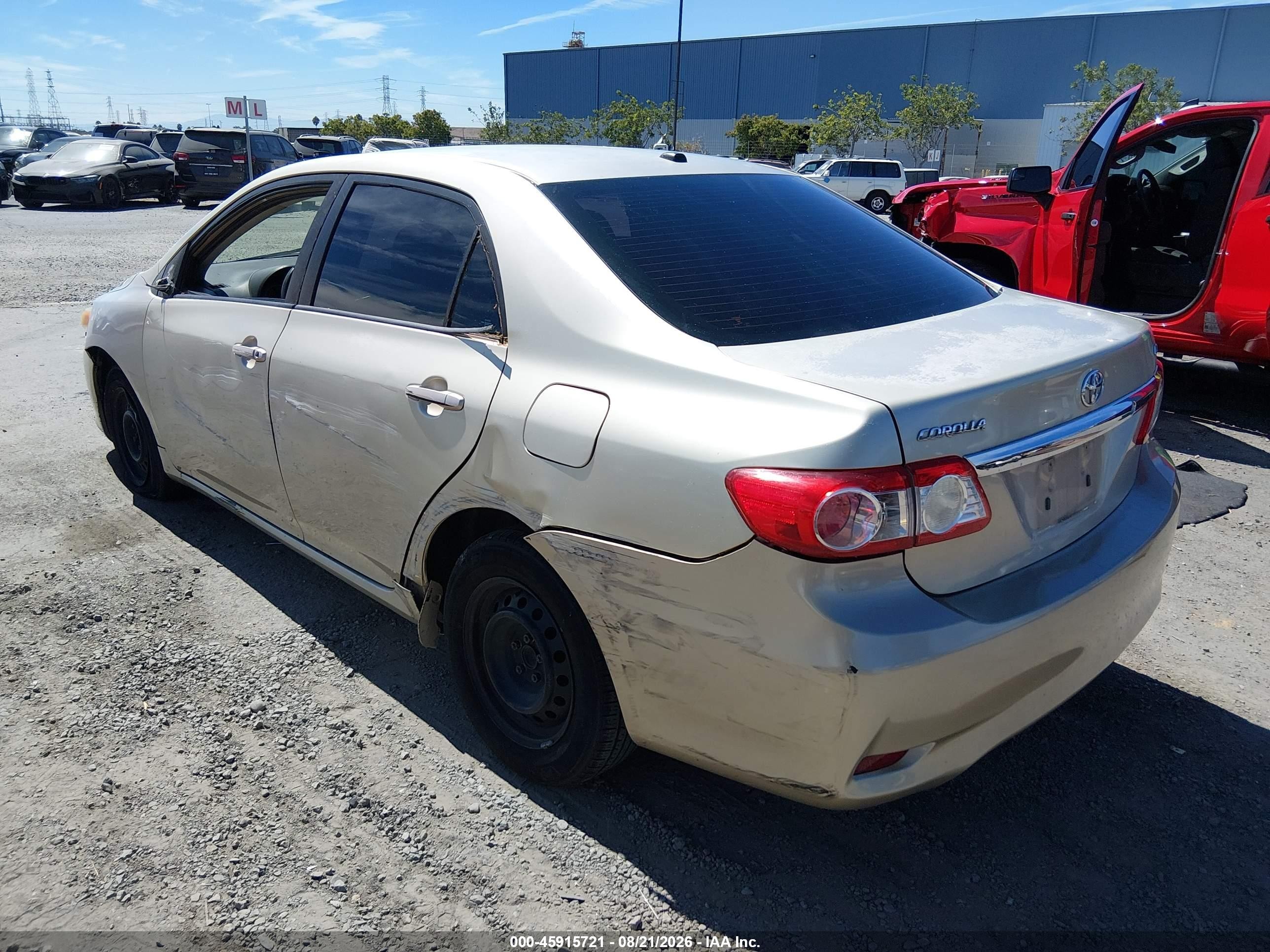 2011 Toyota Corolla Le Tan vin: 2T1BU4EE7BC542035